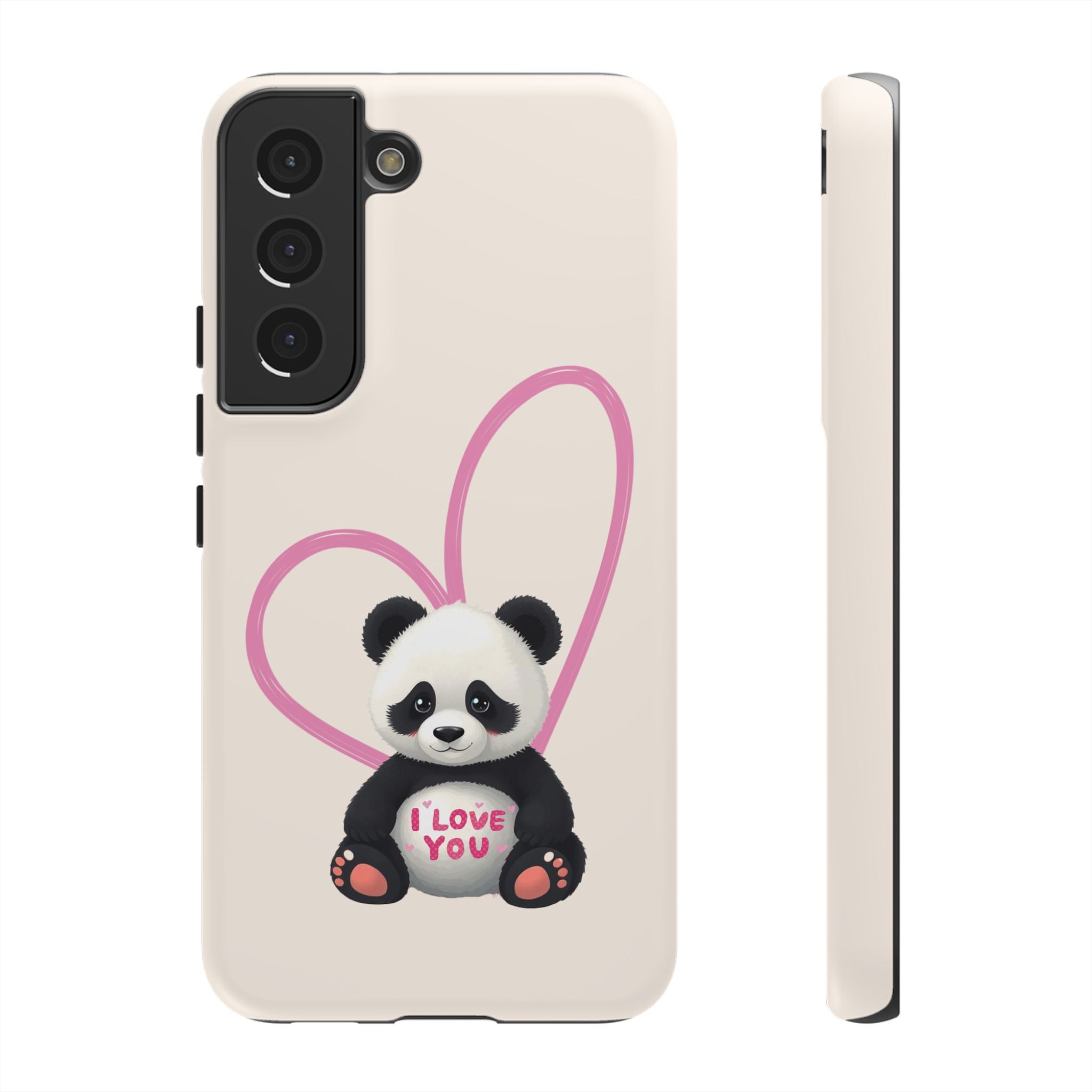 Adorable Panda Love Phone Case – Samsung Galaxy S20-S26