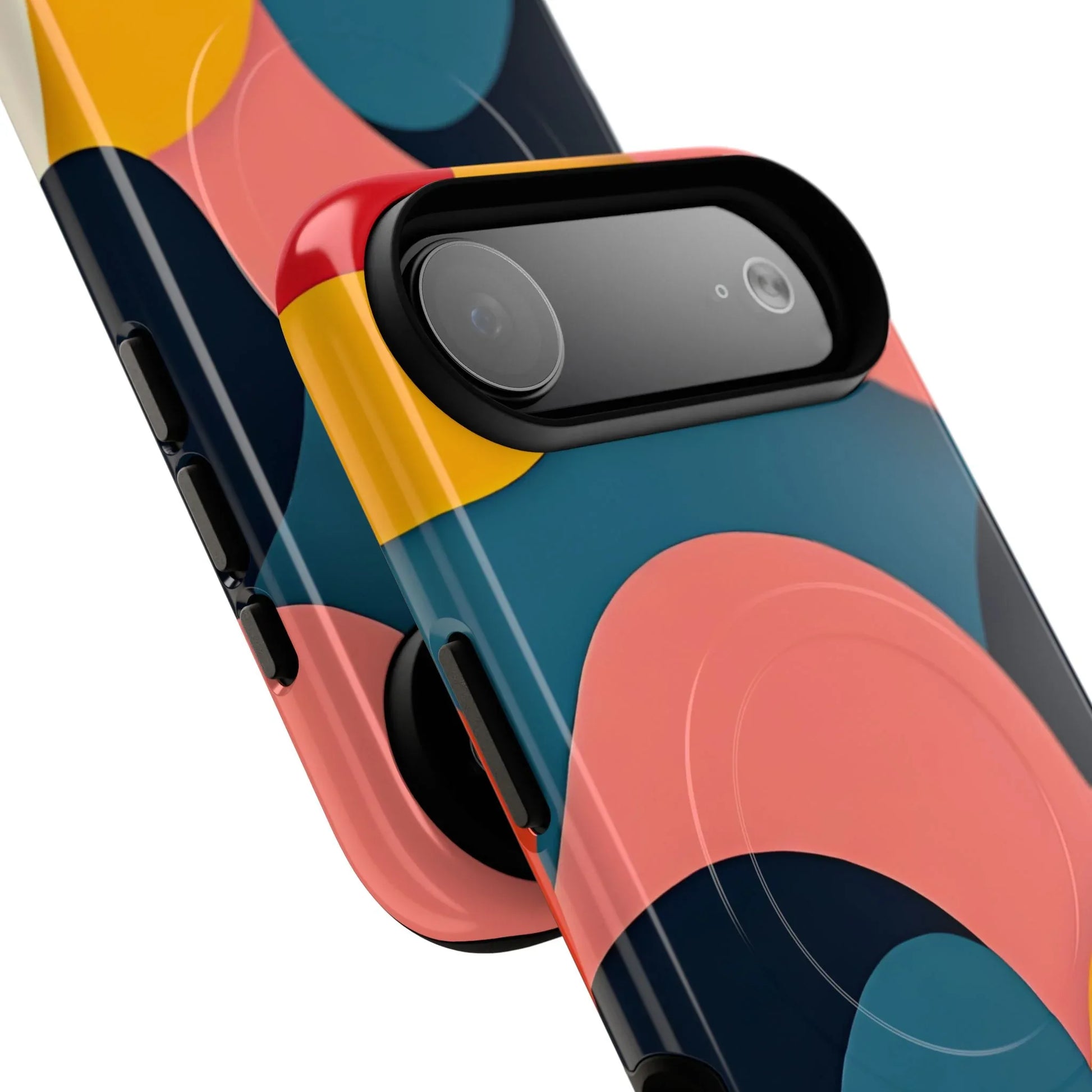 Colorful Abstract Art Phone Case for iPhone 13-17 - KARARMDESIGN
