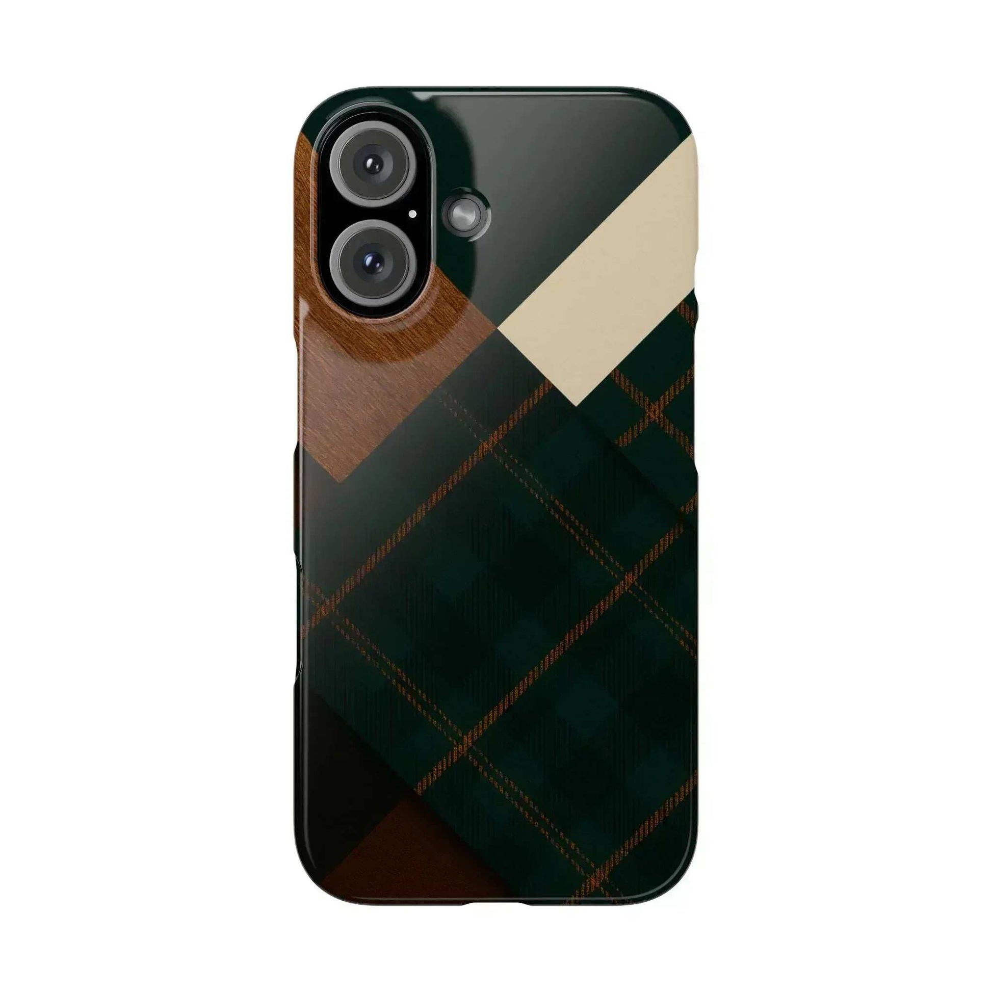Rustic Green Phone Case for iPhone 8-16 and Galaxy S20-S24 - KARARMDESIGN