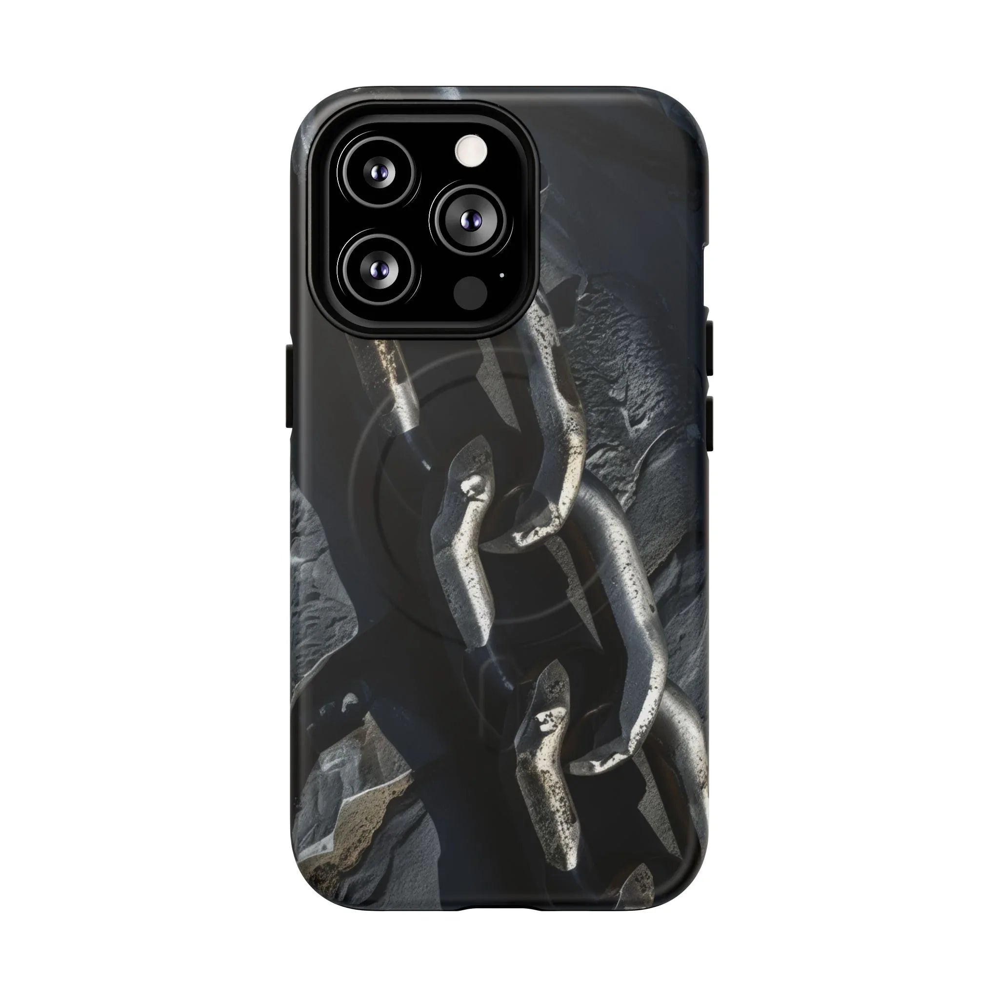 “Iron Chain” Tough Magnetic Phone Case for iPhone 13-17 - KARARMDESIGN