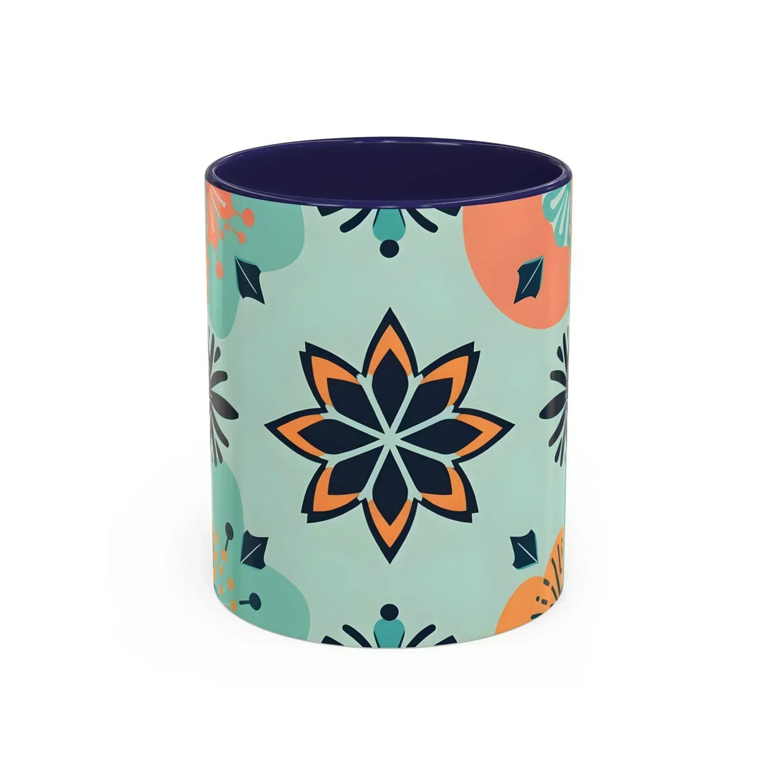 Floral Ornament Coffee Mug – 11oz - KARARMDESIGN