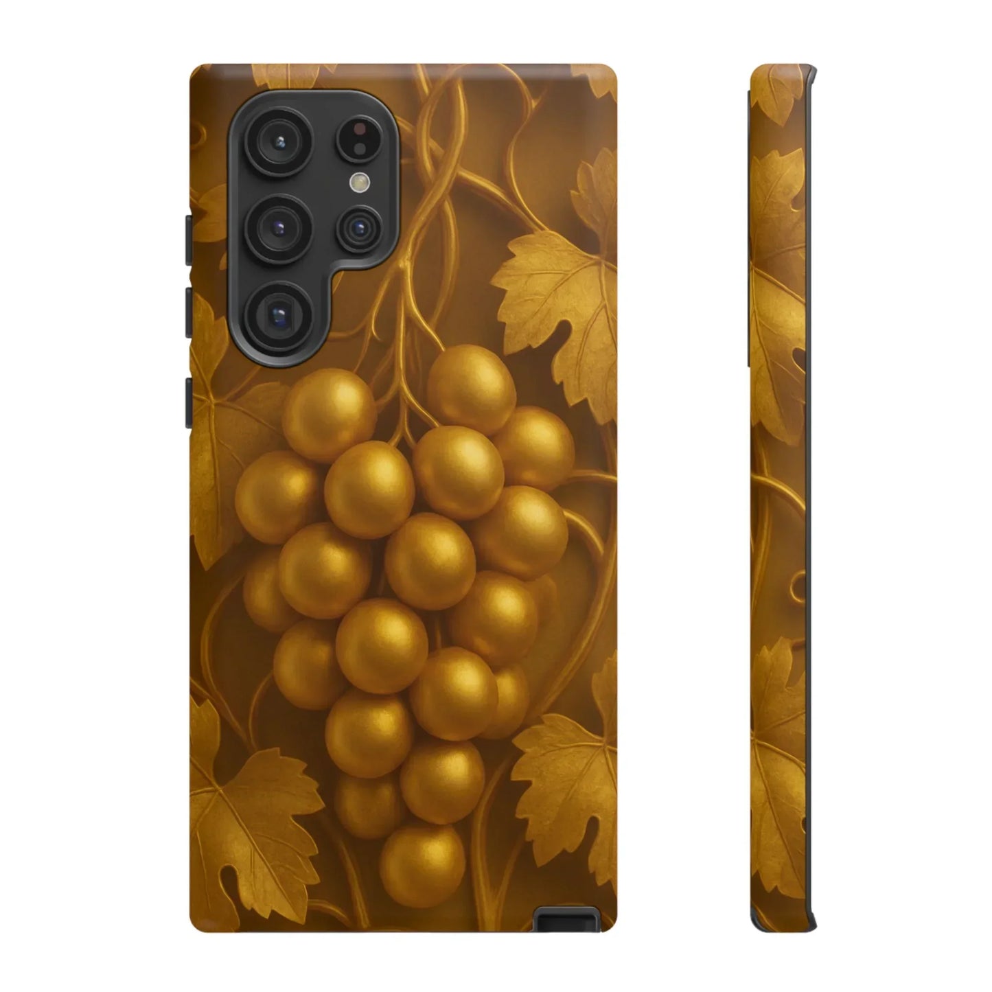 Golden Grapes Phone Case for Samsung Galaxy S10-S25 Models - KarArmDesign