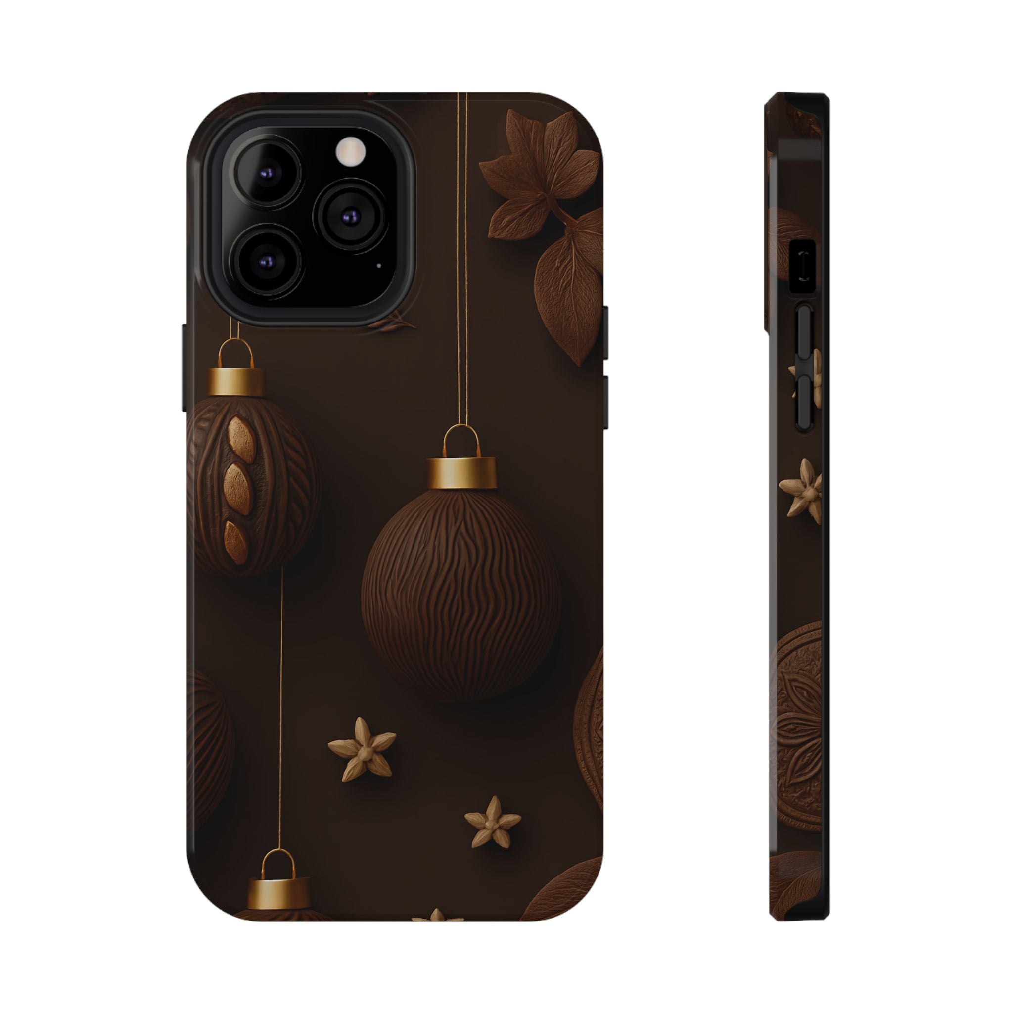 Chocolate Ornaments Phone Case for iPhone 11-17 and Galaxy S22-S26
