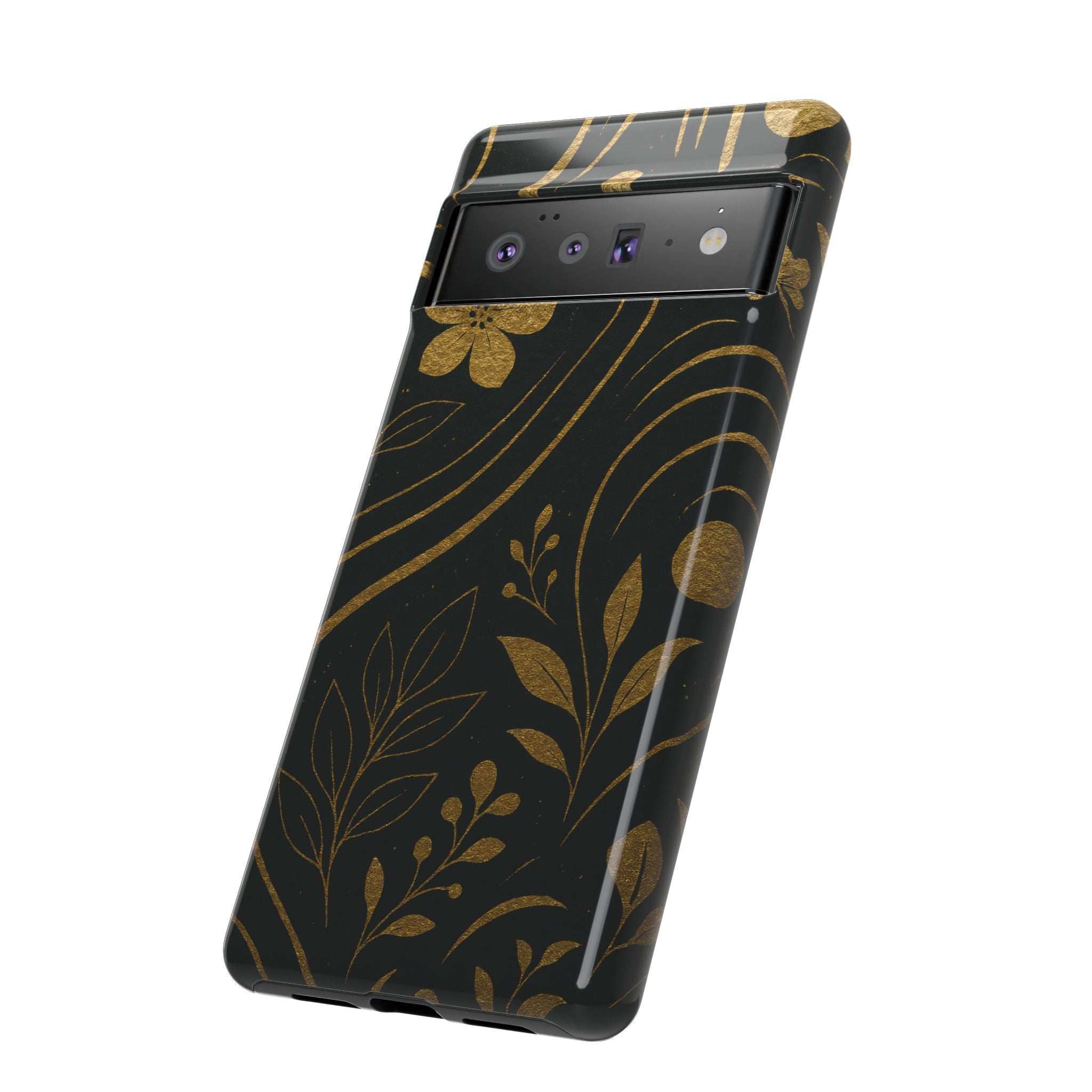 Gold Pattern Tough Phone Case for Samsung Galaxy & Google Pixel