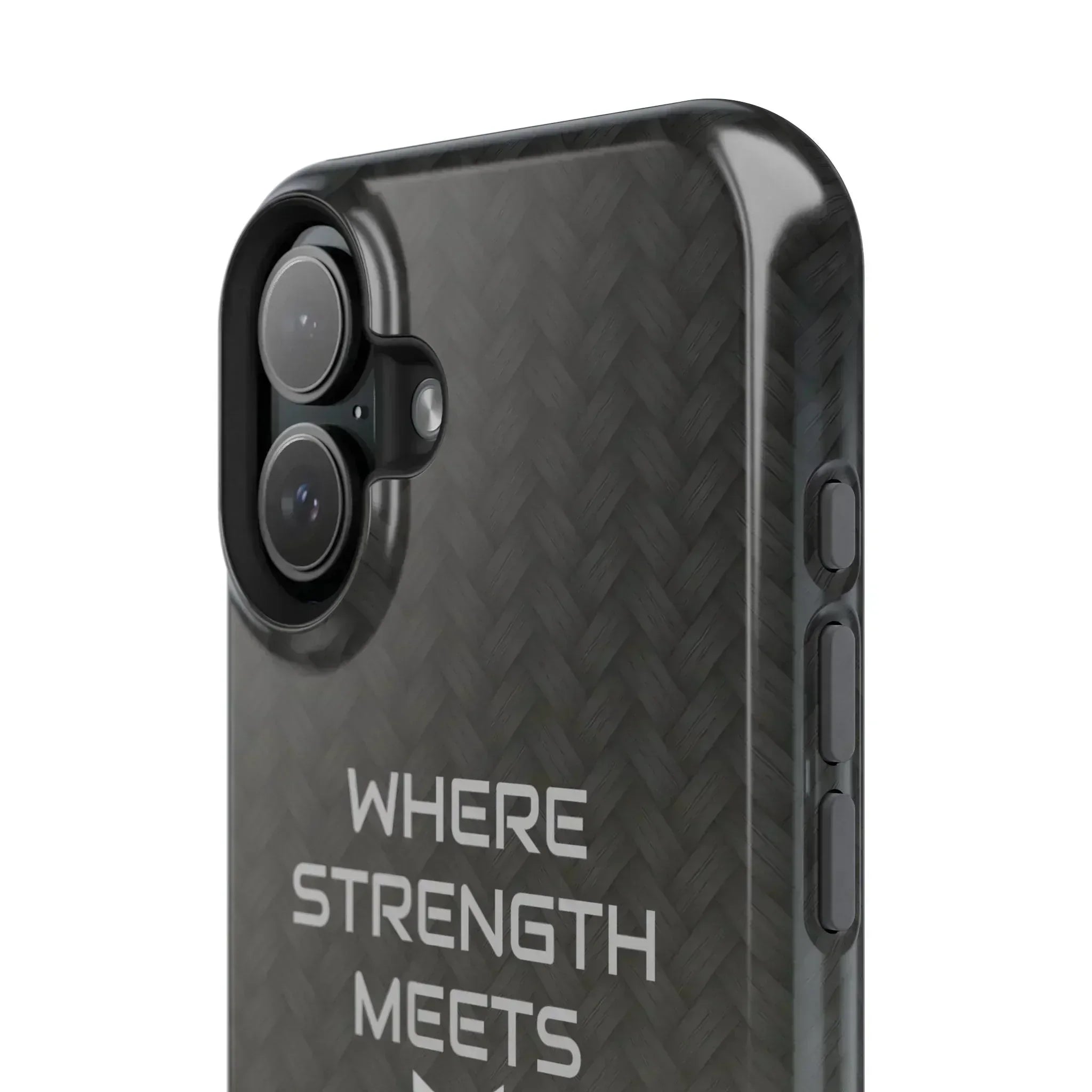 Gray Carbon Phone Case for iPhone 12-16 and Galaxy S21-S22 - KARARMDESIGN