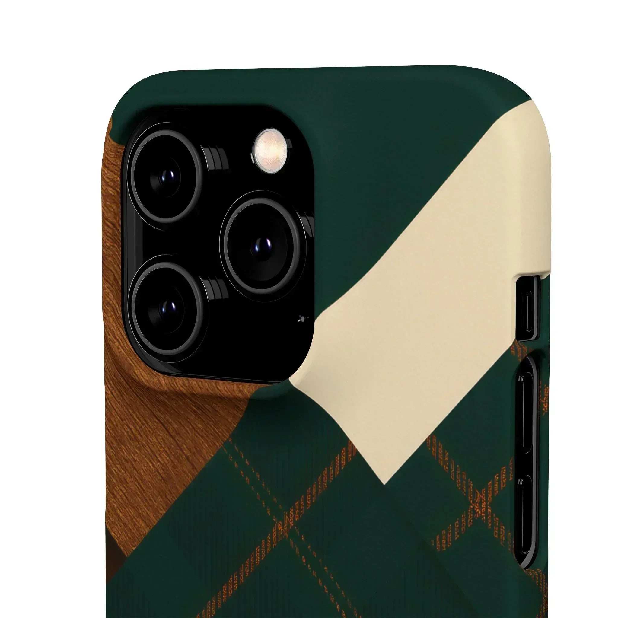 Rustic Green Phone Case for iPhone 8-16 and Galaxy S20-S24 - KARARMDESIGN
