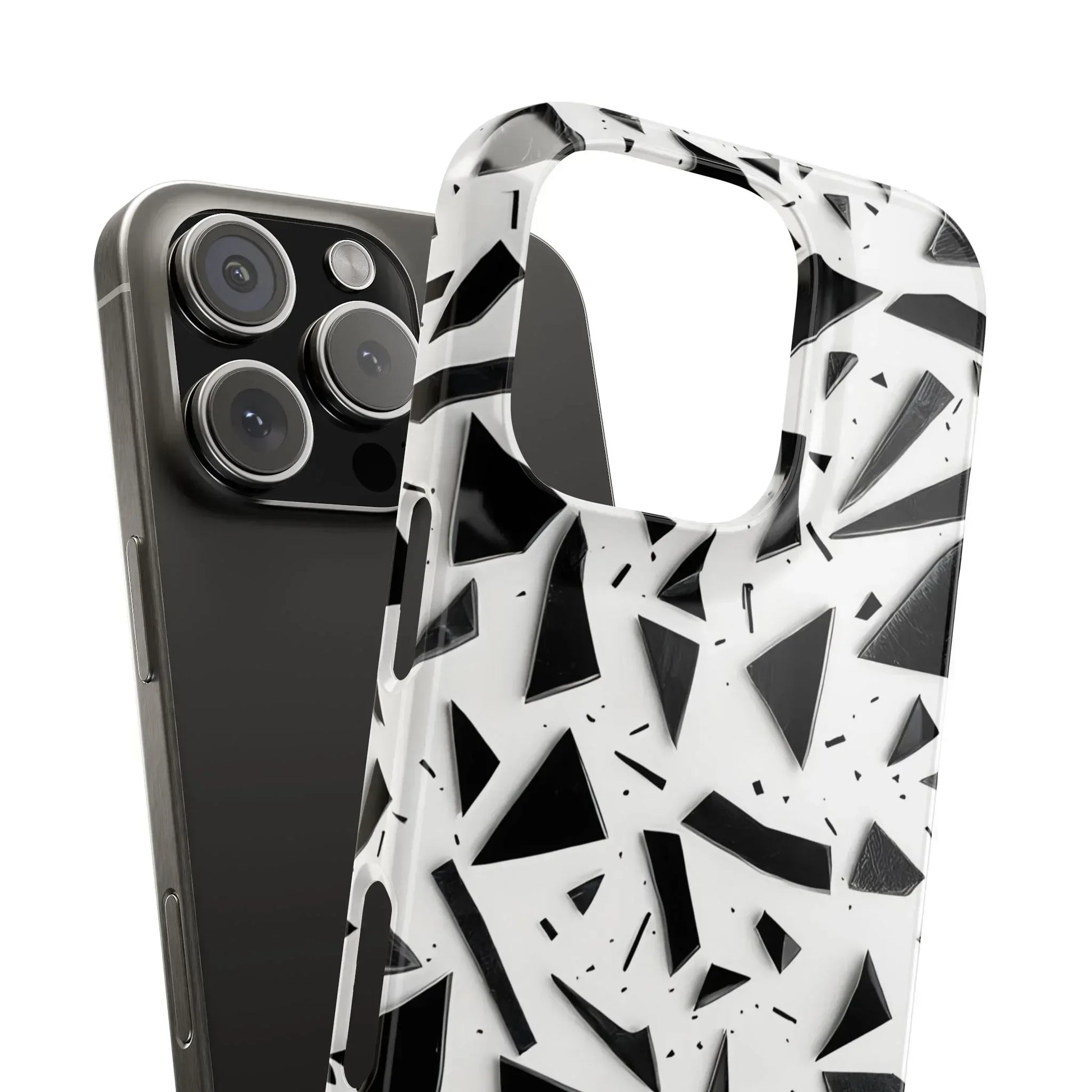 Abstract Slim Phone Case for iPhone 11-17 - KARARMDESIGN