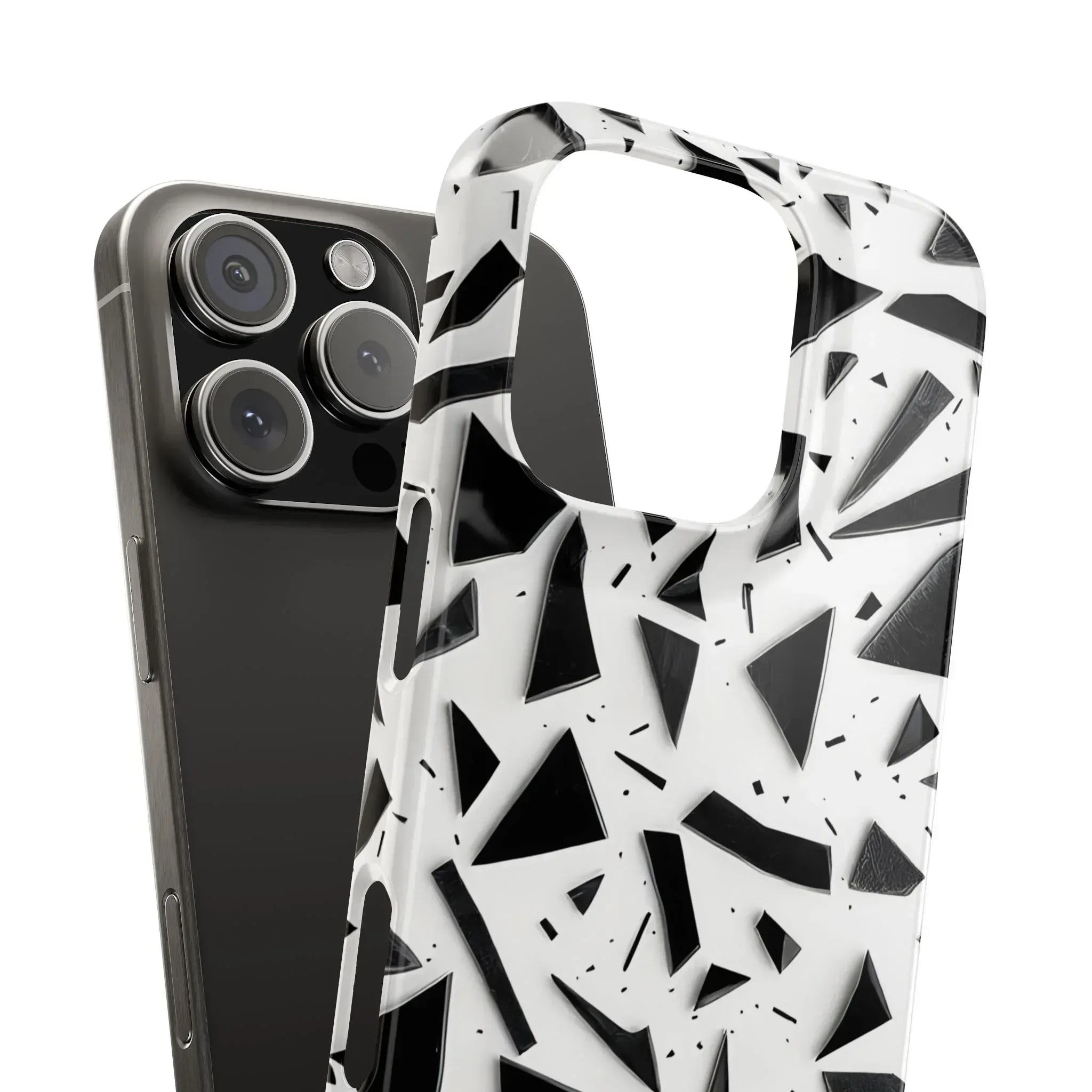 Abstract Slim Phone Case for iPhone 11-17 - KARARMDESIGN