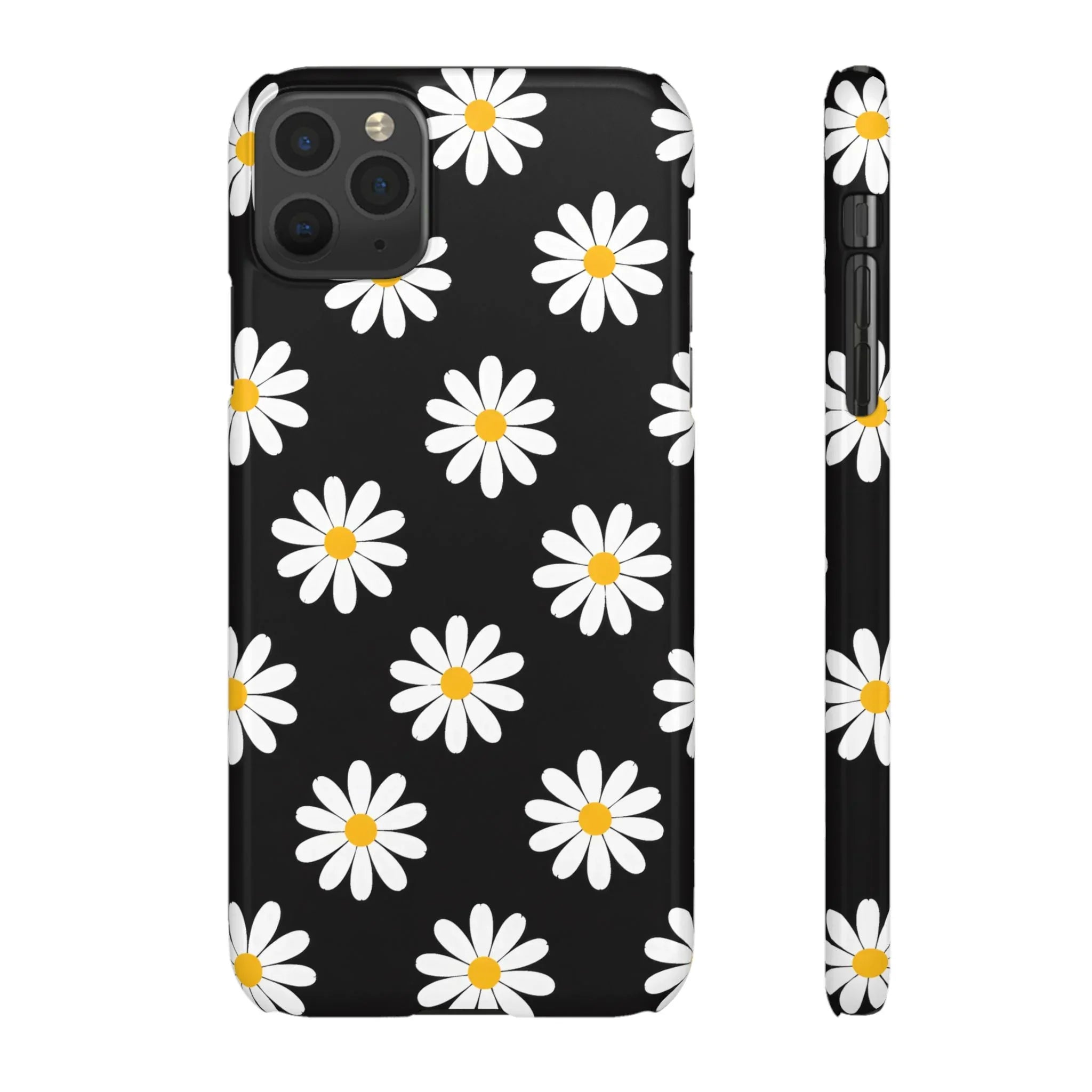 Daisy Charm Phone Case for iPhone 11-17 and Galaxy S20-S25 - KARARMDESIGN