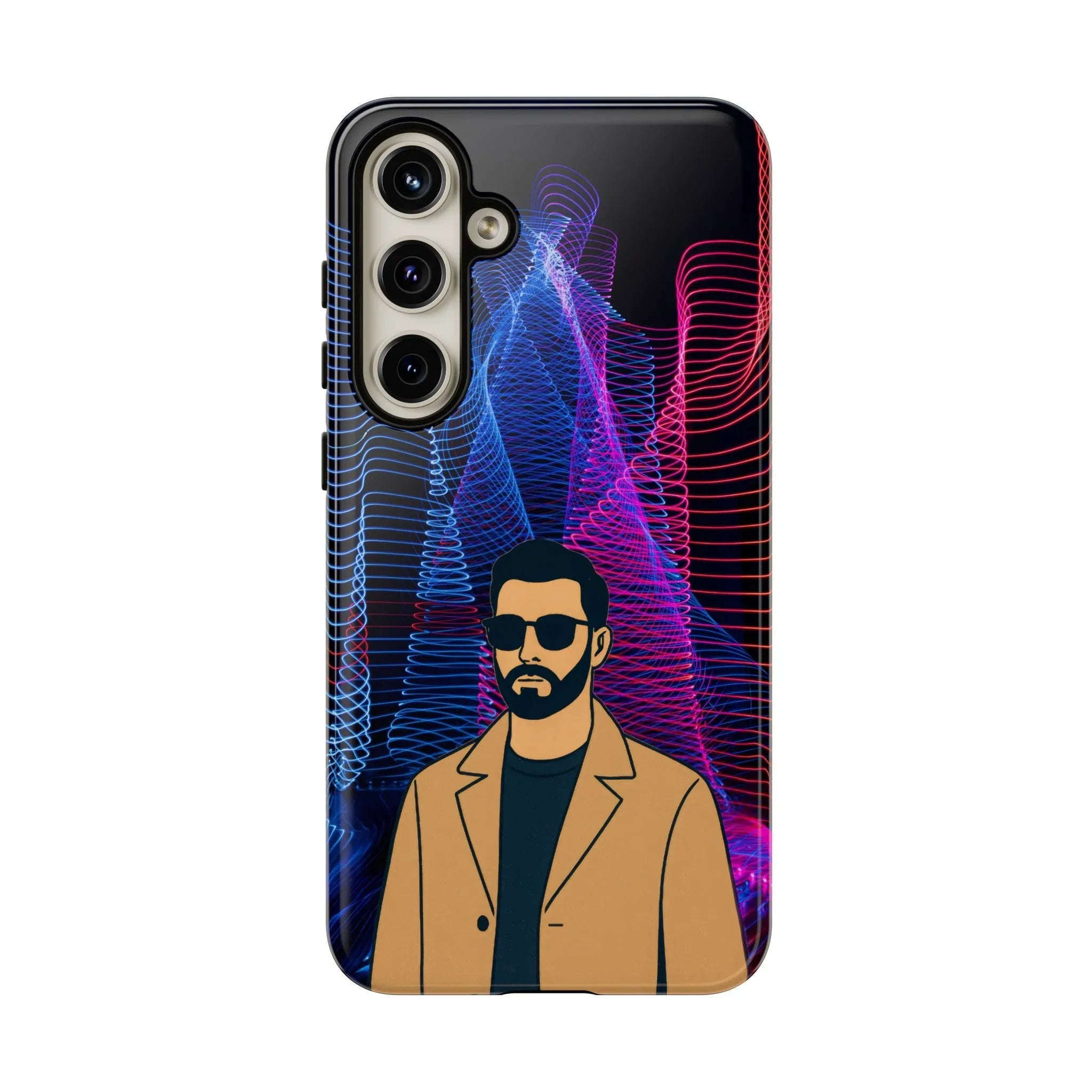 Bearded Style Phone Case for iPhone 11-17 and Galaxy S20-S25 - KARARMDESIGN