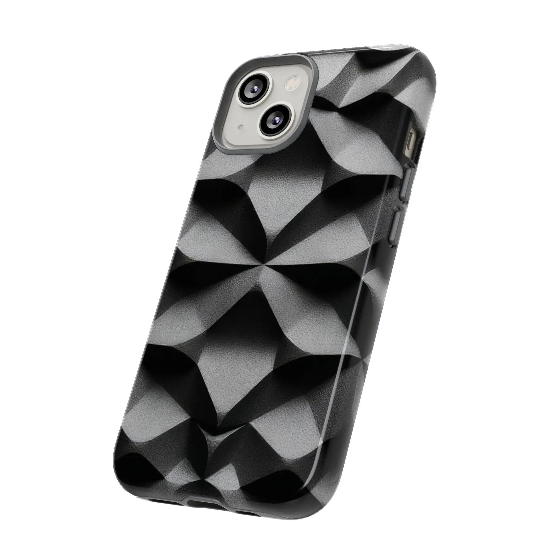 3D Geometric Phone Case for iPhone 8–17 - KARARMDESIGN