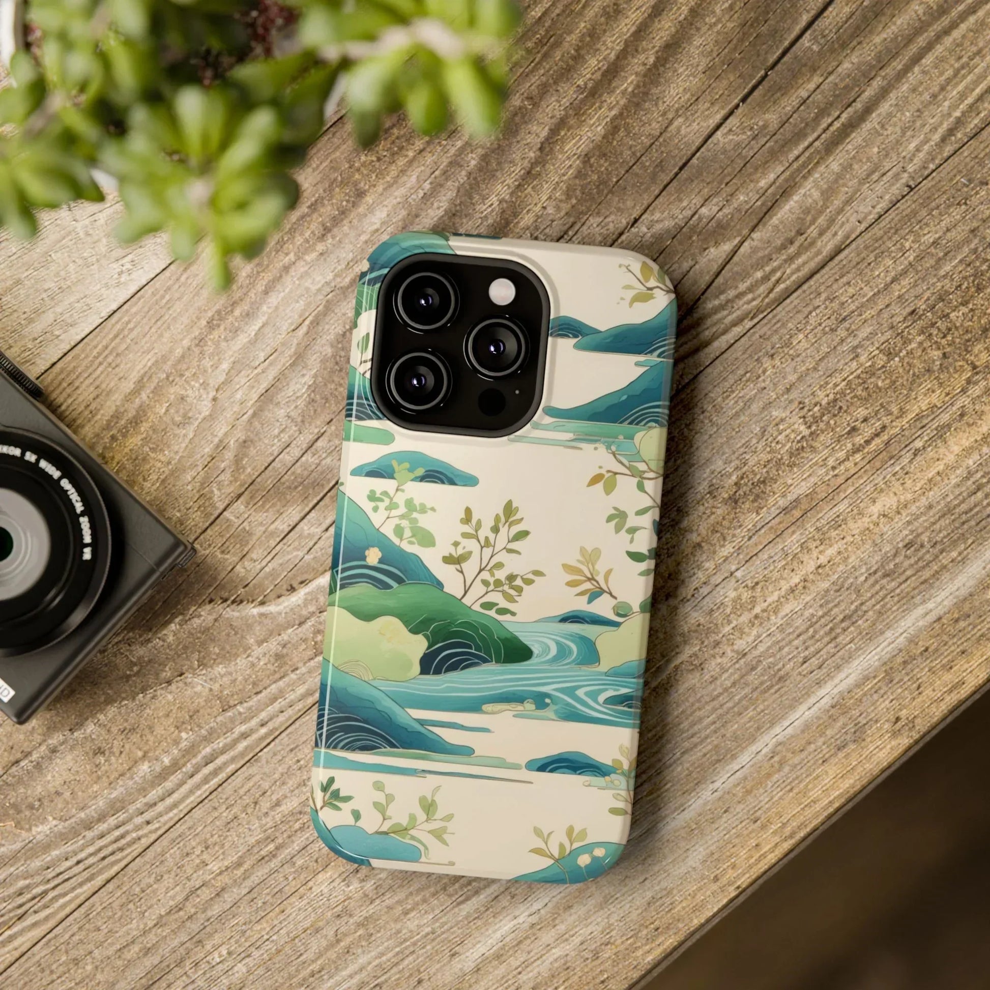 Nature Landscape Phone Case for iPhone 12-16 and Samsung Galaxy S21-S22 Models - KarArmDesign