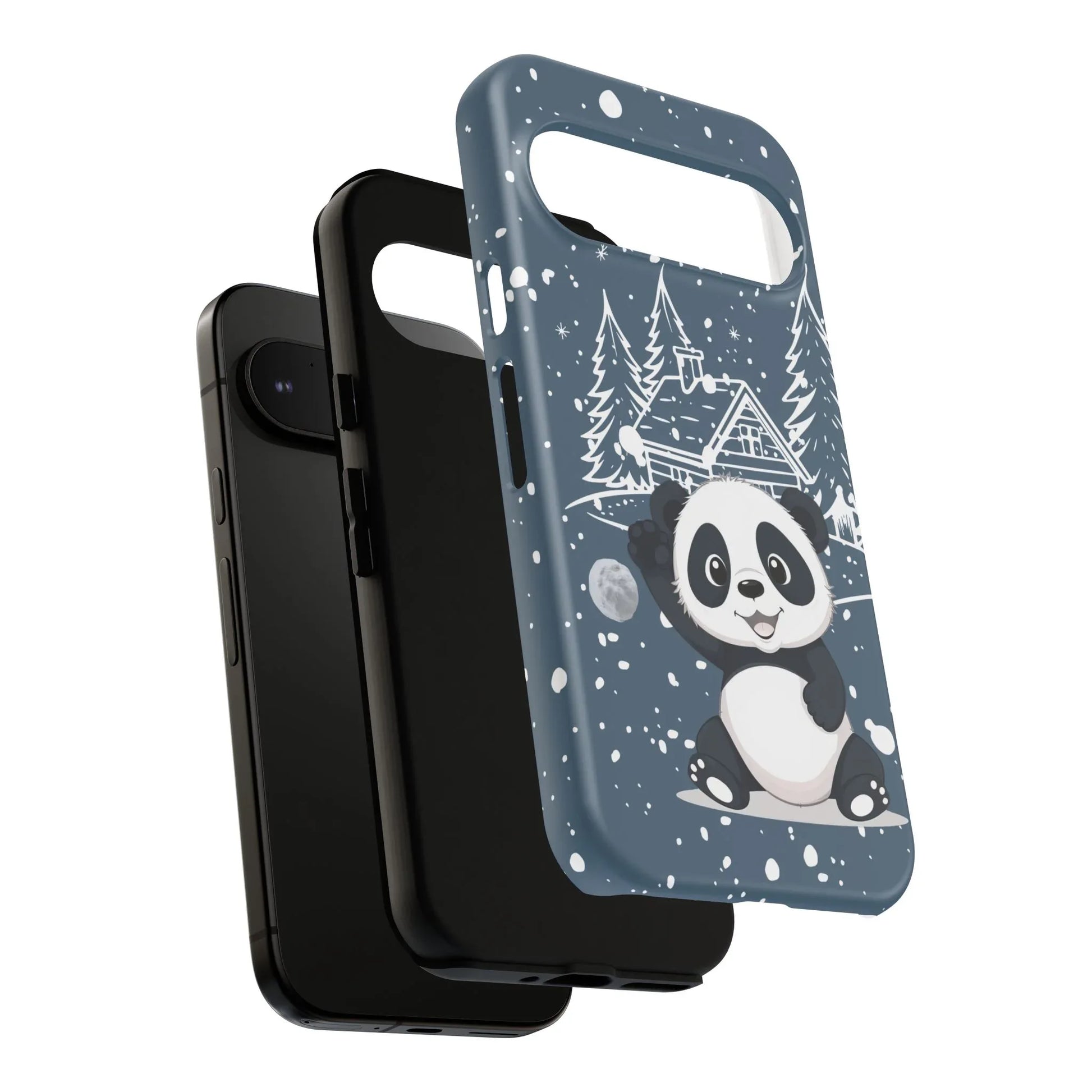 Cute Panda Phone Case for Samsung Galaxy and Google Pixel - KARARMDESIGN