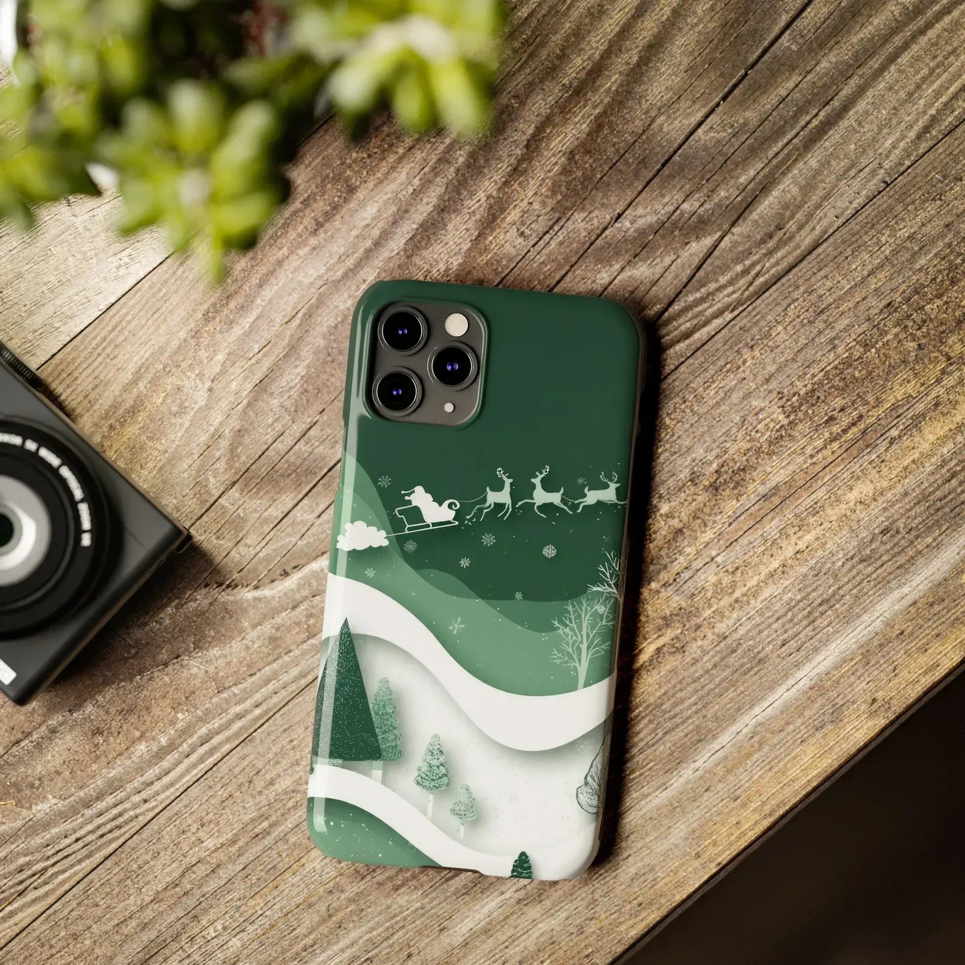 Evergreen Forest Phone Case for iPhone 11–17 - KARARMDESIGN