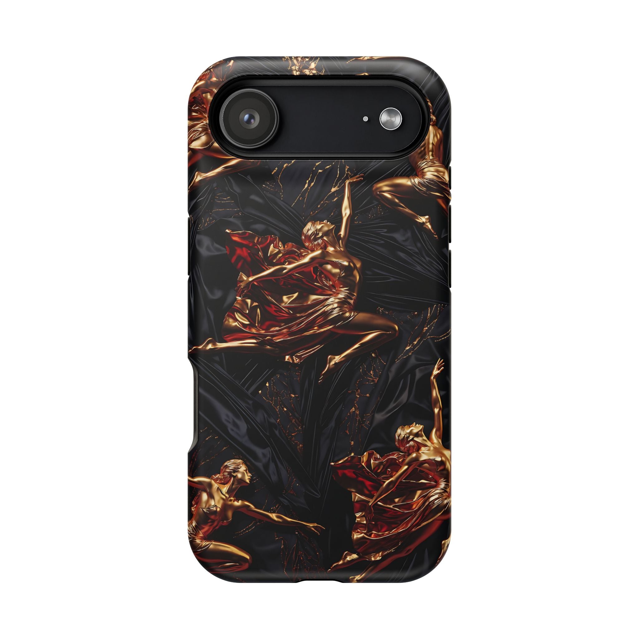 Gold Sculpture Phone Case for iPhone 13-17 & Samsung Galaxy S26