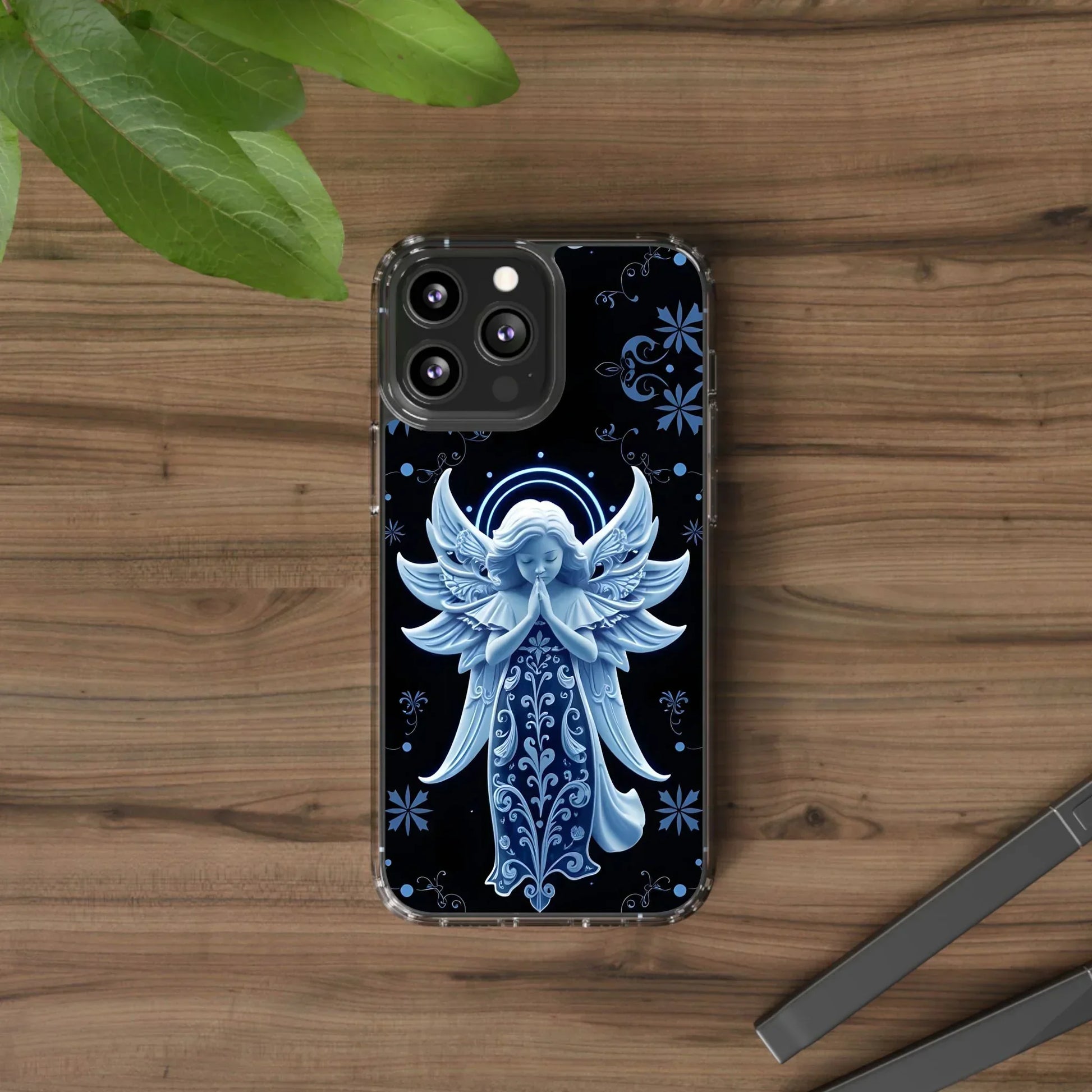 Divine Angel Prayer Design Phone Case for iPhone 12-16 Models - KarArmDesign