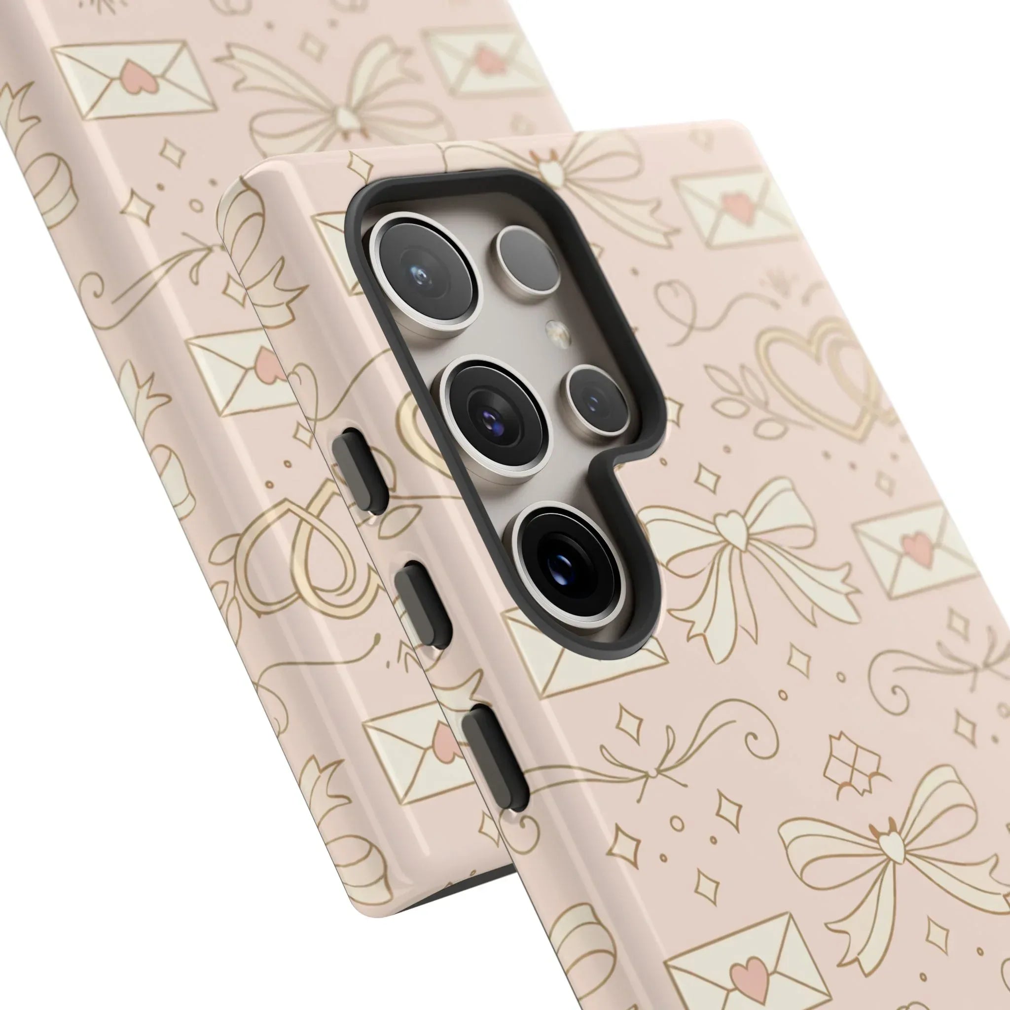 Sweet Romance Tough Phone Case for iPhone 11–17 & Galaxy S10–S25 - KARARMDESIGN