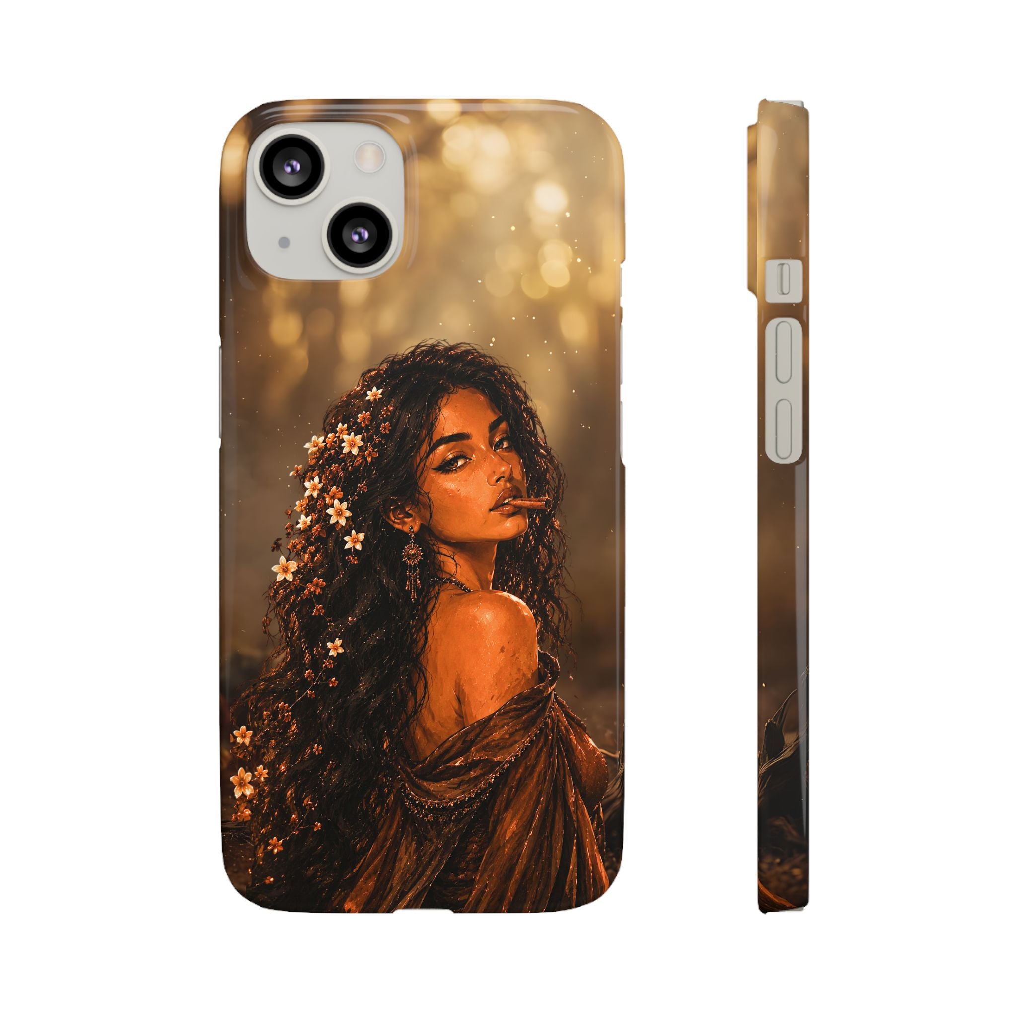 Cinnamon Girl Phone Case for iPhone 11-17 & Samsung Galaxy S20-S26