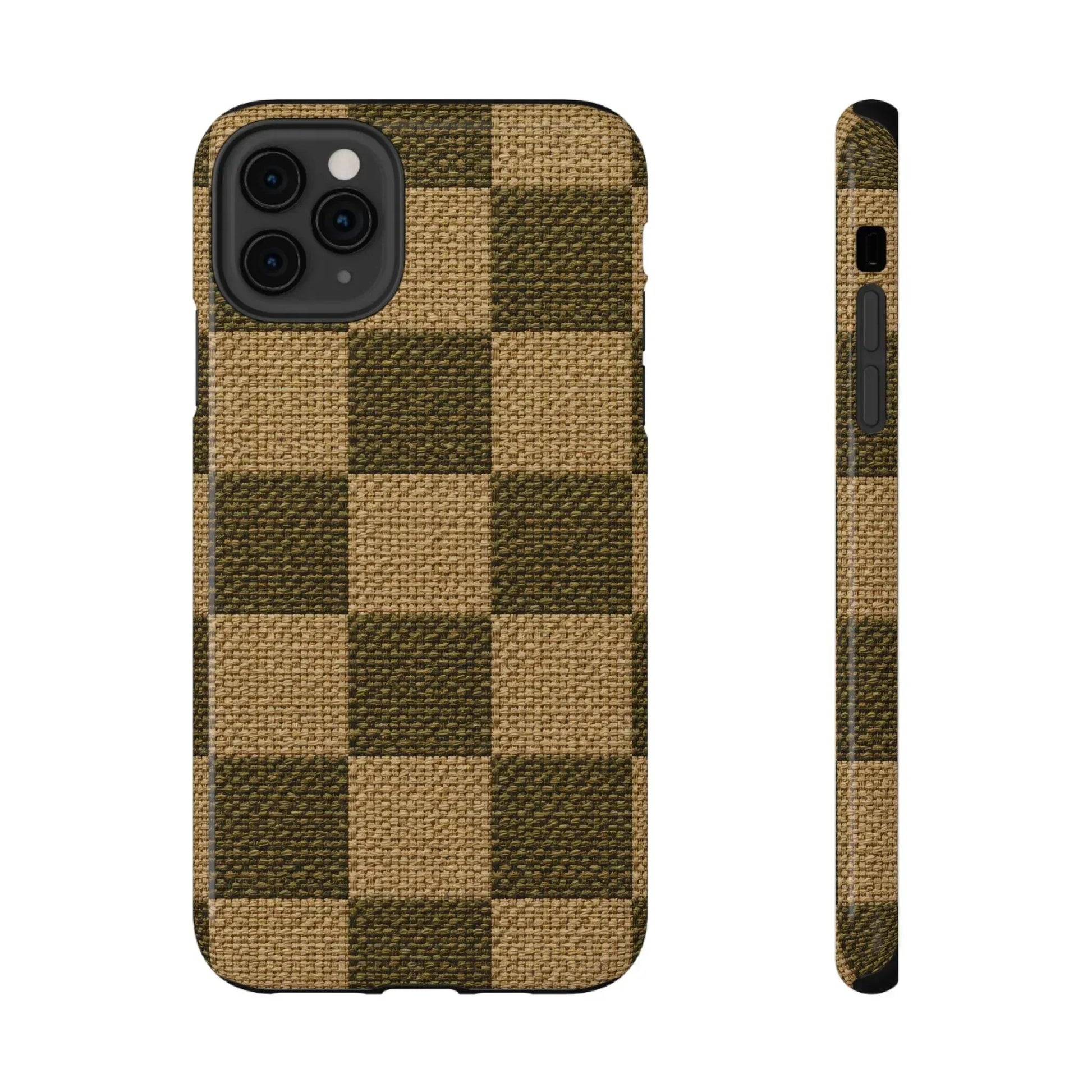 Rustic Woven Phone Case for iPhone 11-17 and Galaxy S21-S22 - KARARMDESIGN