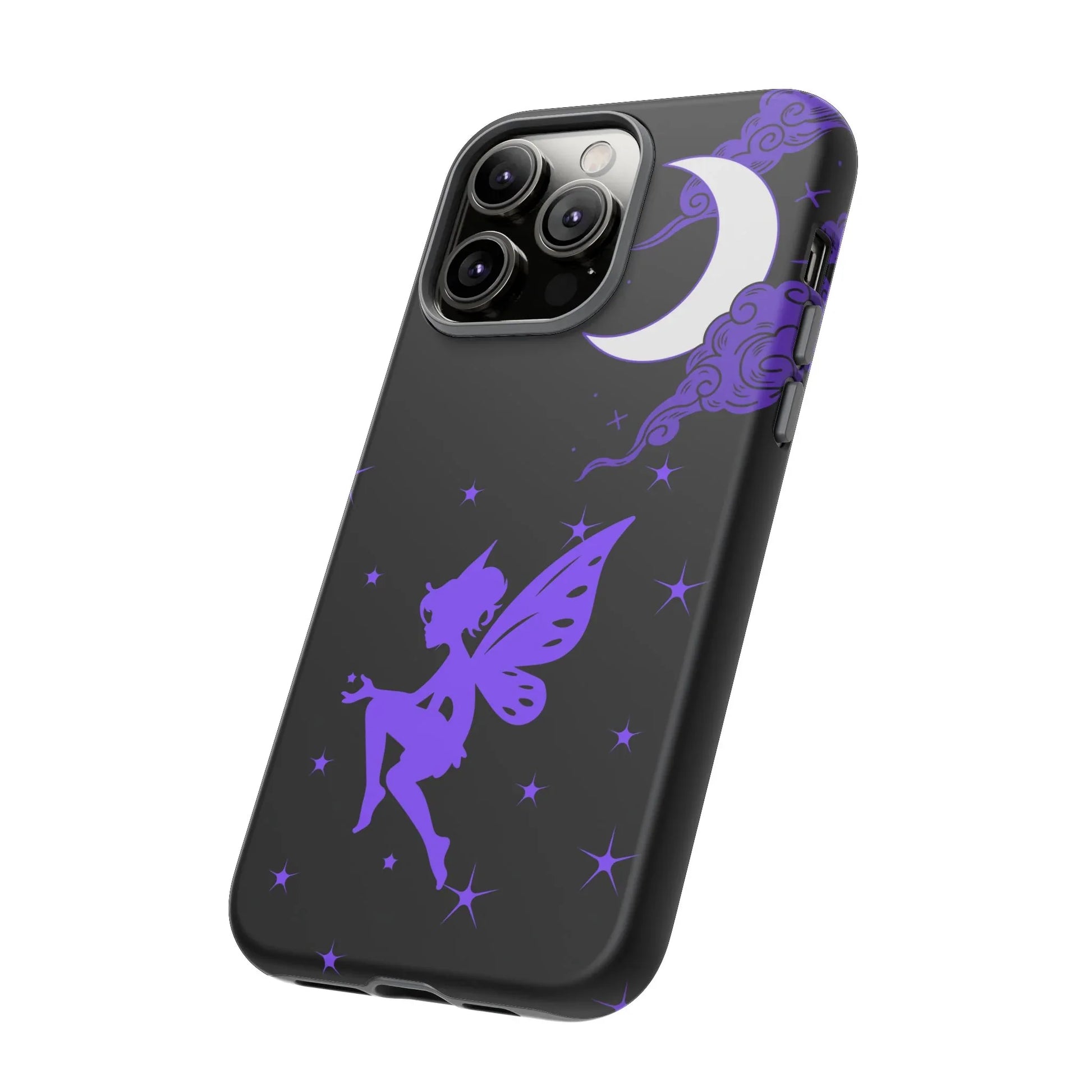 Moonlit Fairy Phone Case for iPhone 8-16 and Galaxy S10-S23 - KARARMDESIGN