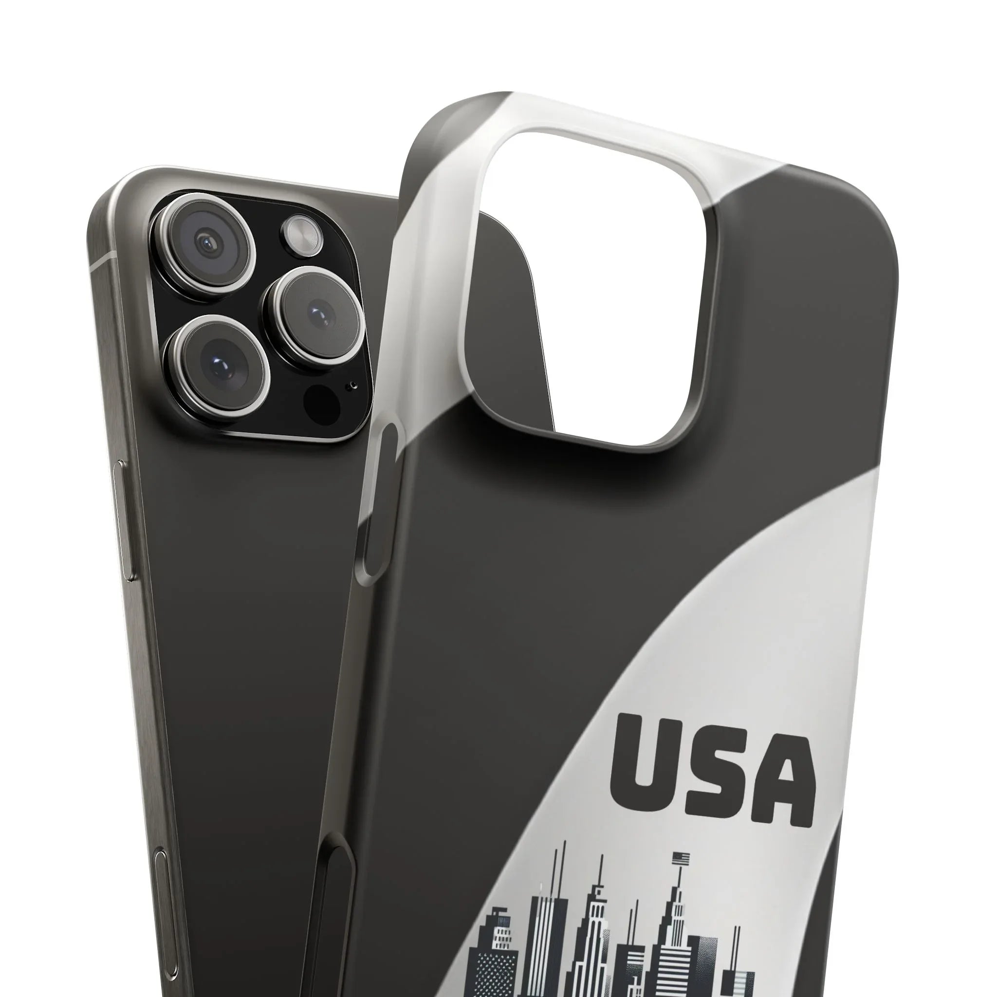 Monochrome New York City Phone Case for iPhone, Galaxy & Pixel - KARARMDESIGN