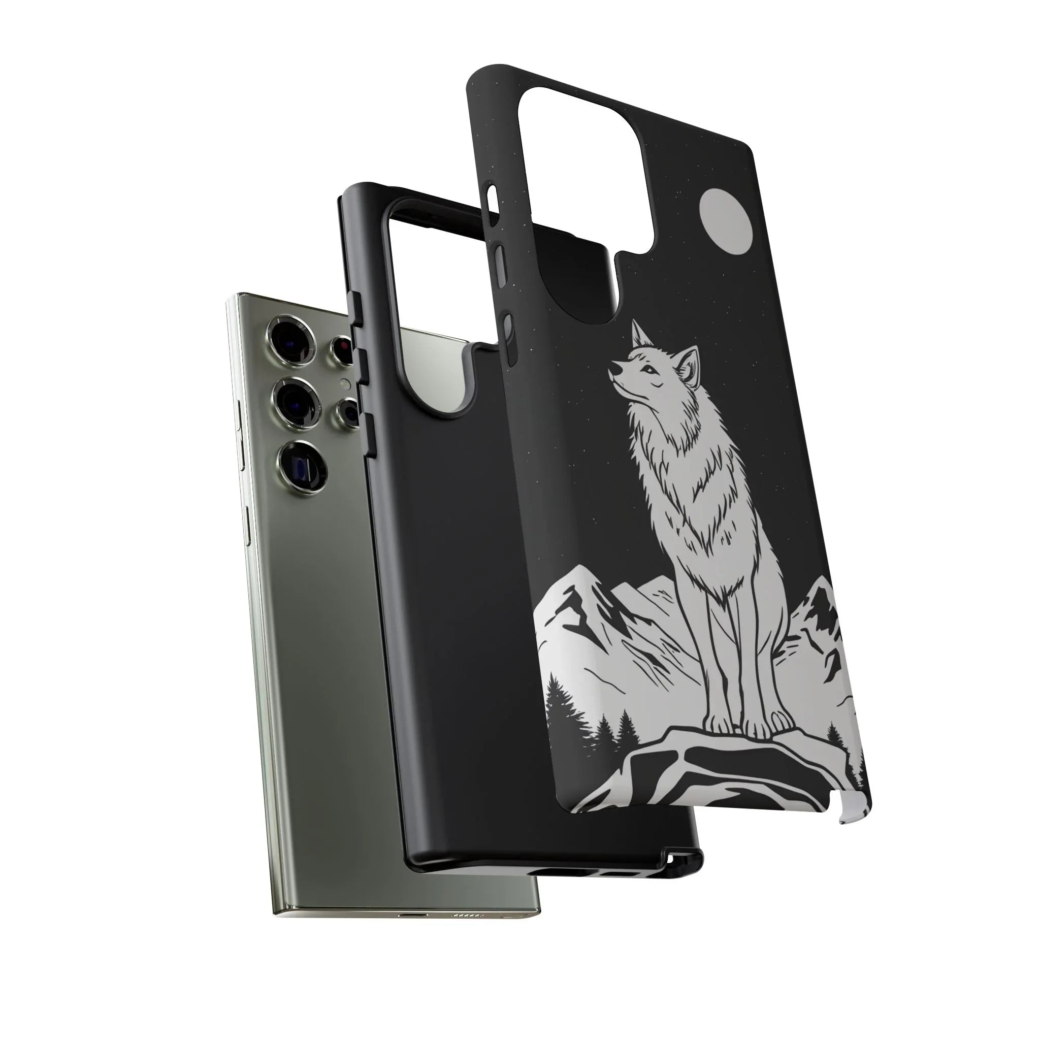 Majestic Wolf Phone Case for iPhone and Galaxy - KARARMDESIGN