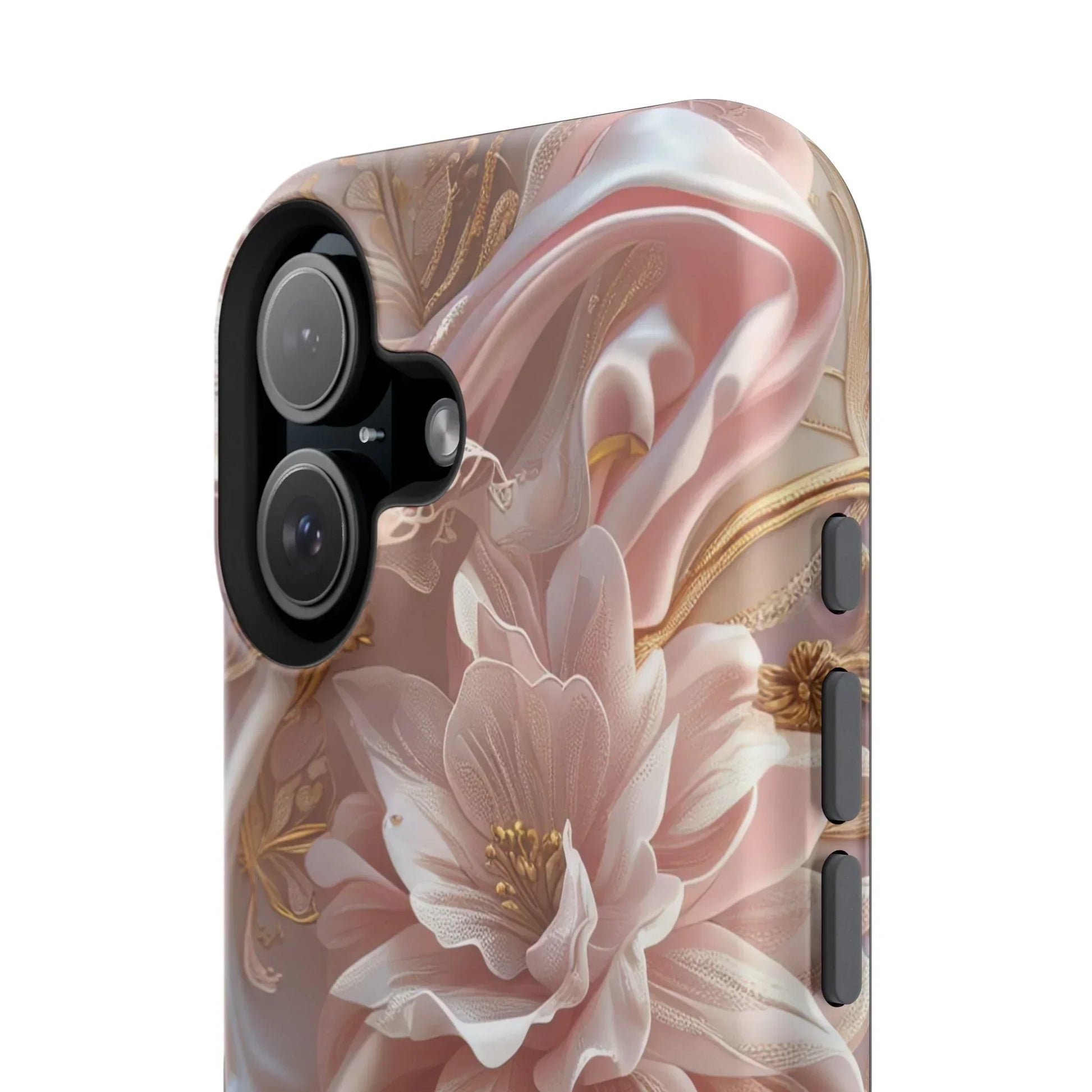 Elegant Floral Impact-Resistant Phone Case for iPhone 12-16 and Samsung Galaxy S21-S22 Models - KarArmDesign
