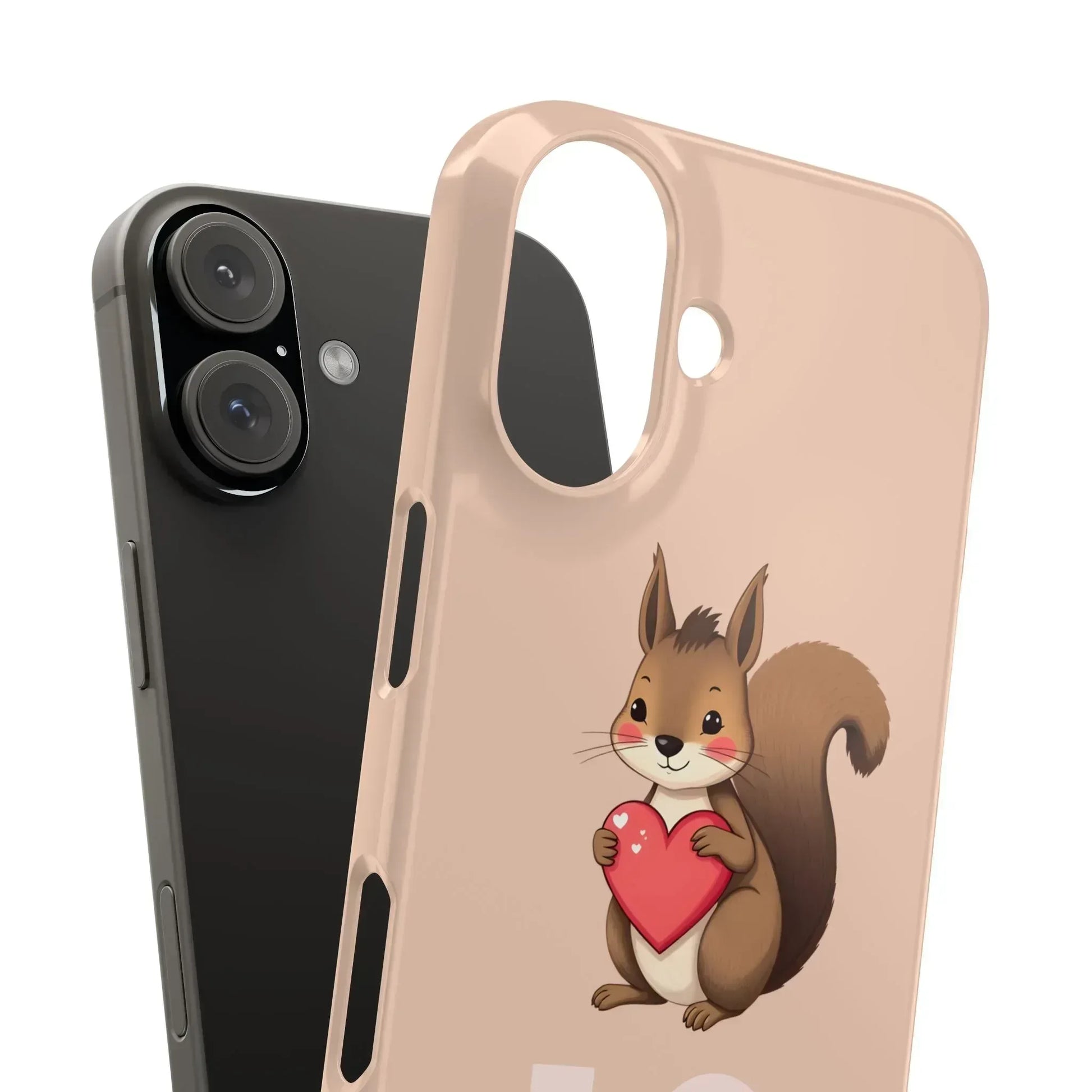 Cute Squirrel Phone Case for iPhone 11-17 - KARARMDESIGN