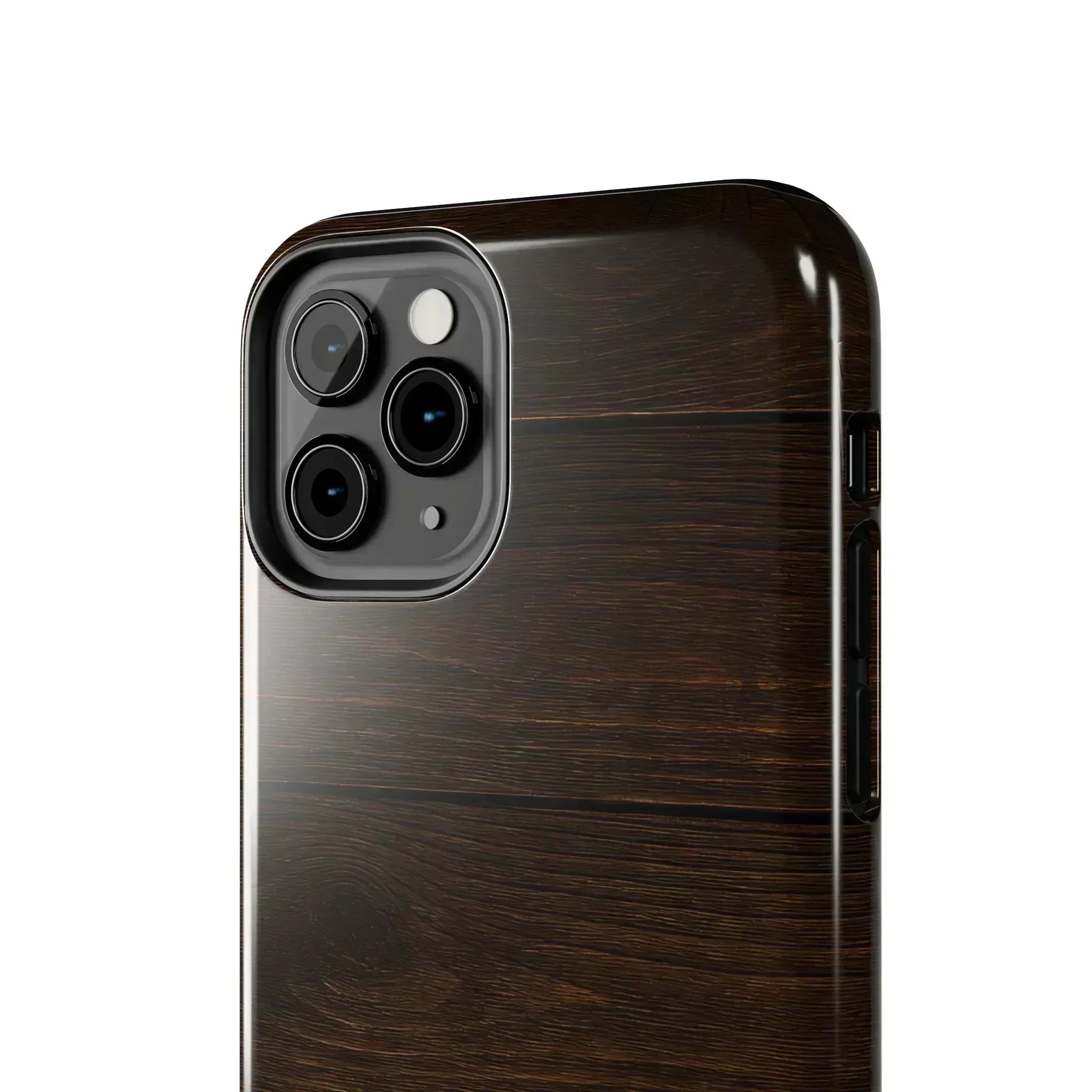 Dark Wood Grain Phone Case for iPhone and Galaxy - KARARMDESIGN