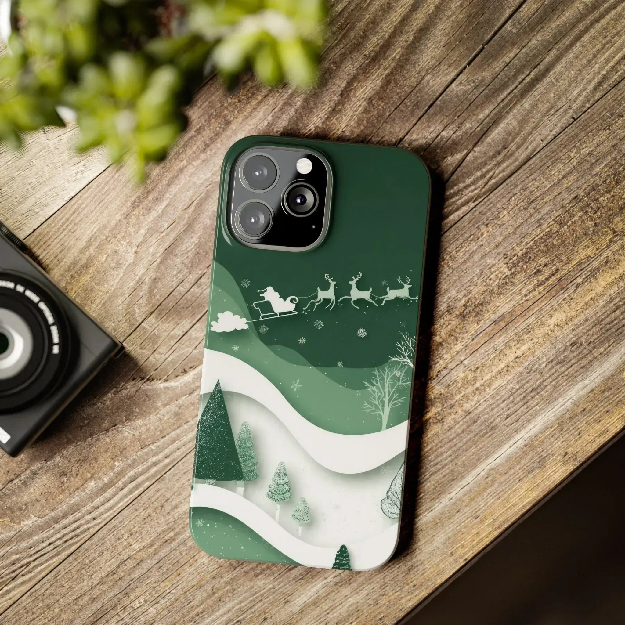 Evergreen Forest Phone Case for iPhone 11–17 - KARARMDESIGN