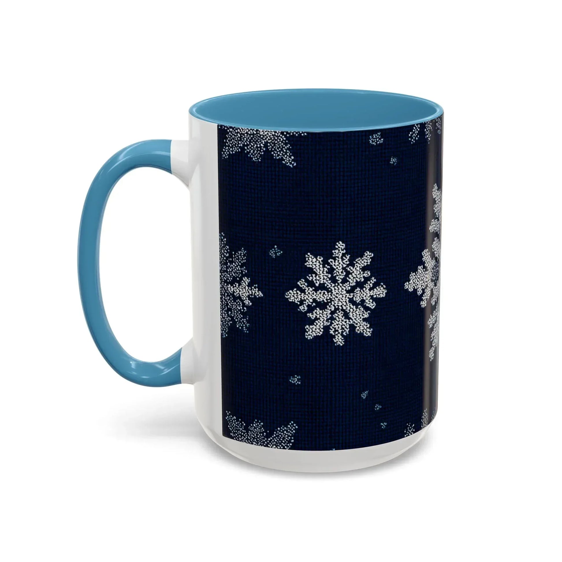 Snowflake Mug - Accent Coffee Mug (11, 15oz) - KARARMDESIGN
