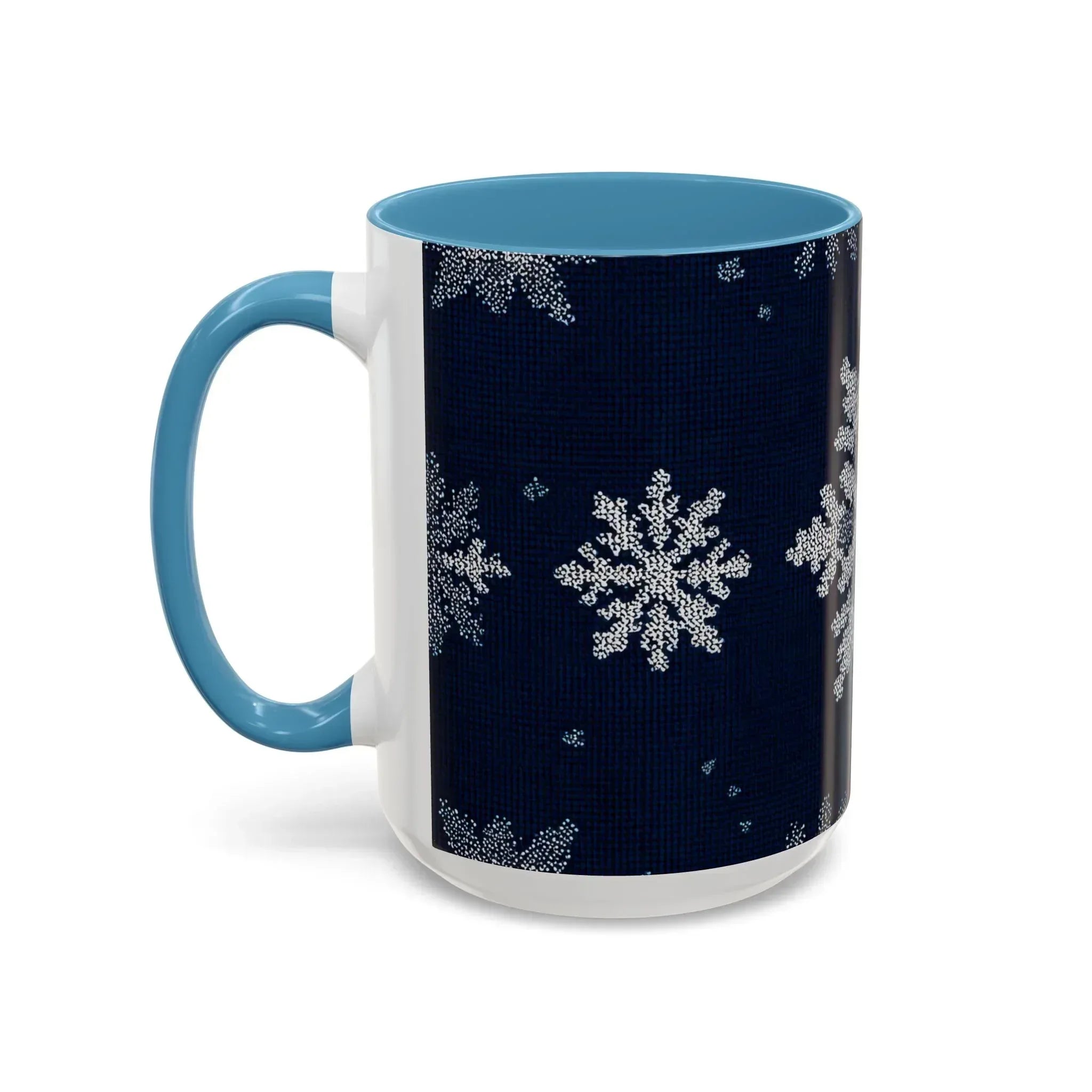 Snowflake Mug - Accent Coffee Mug (11, 15oz) - KARARMDESIGN