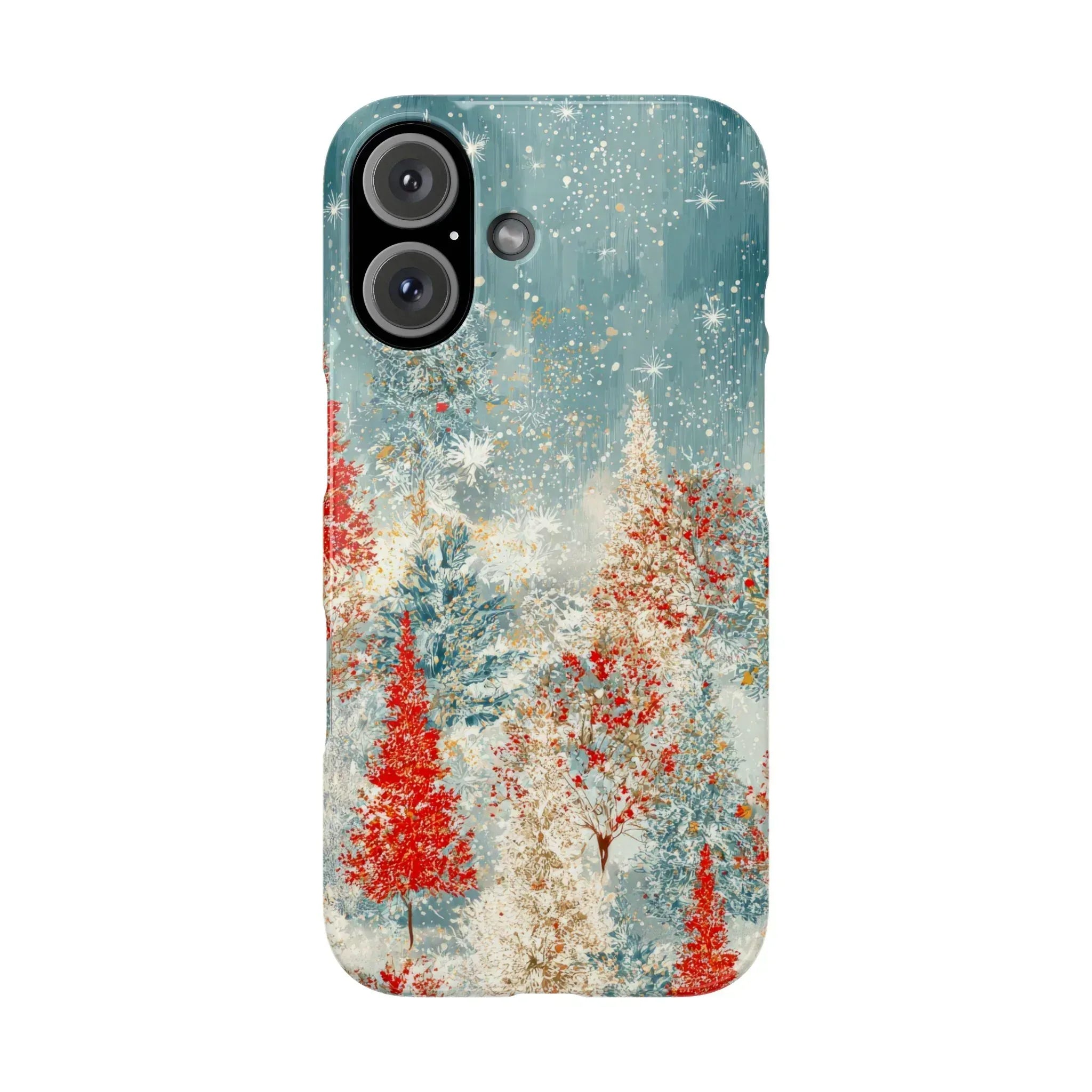 Snowy Forest Phone Case for iPhone 11-17 - KARARMDESIGN