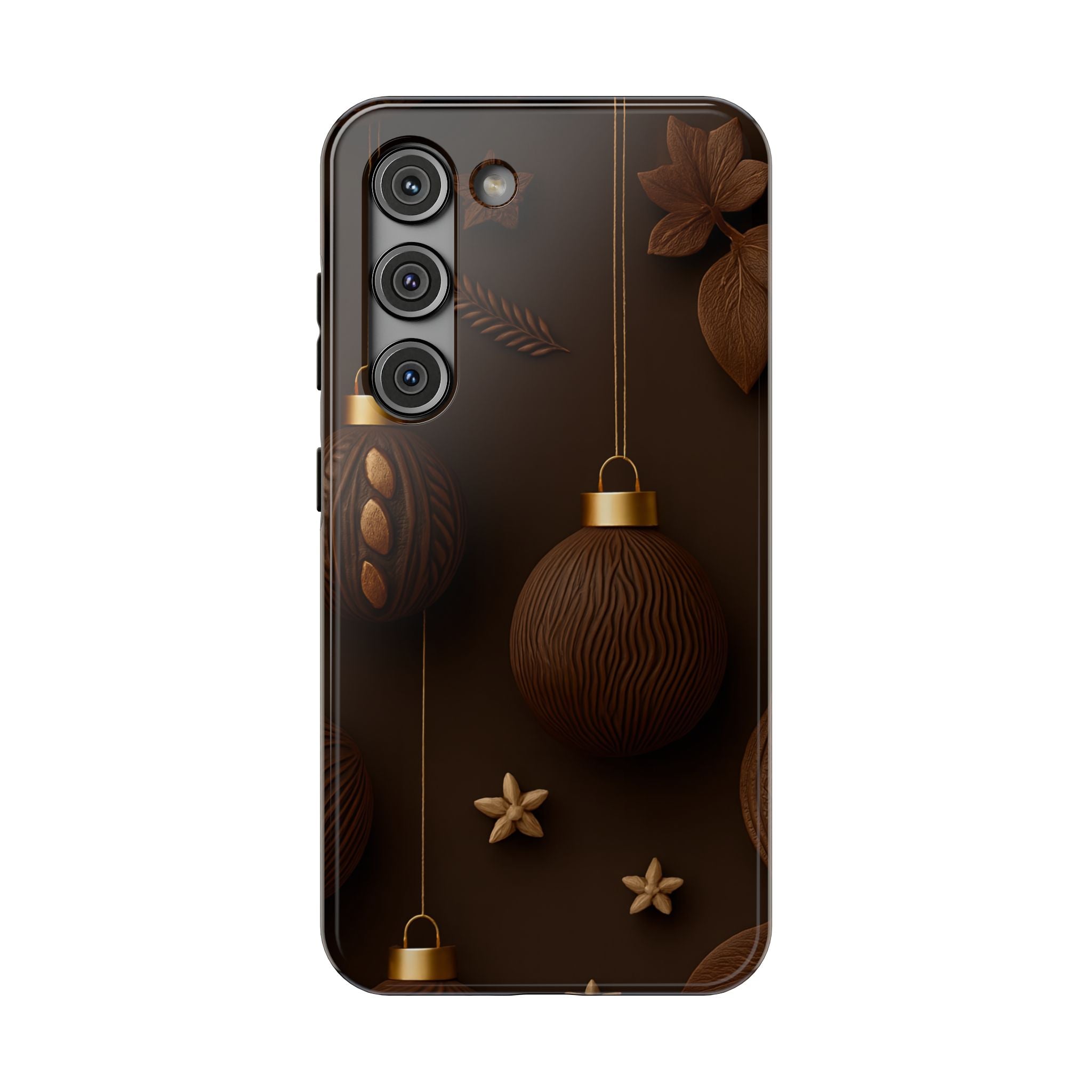 Chocolate Ornaments Phone Case for iPhone 11-17 and Galaxy S22-S26