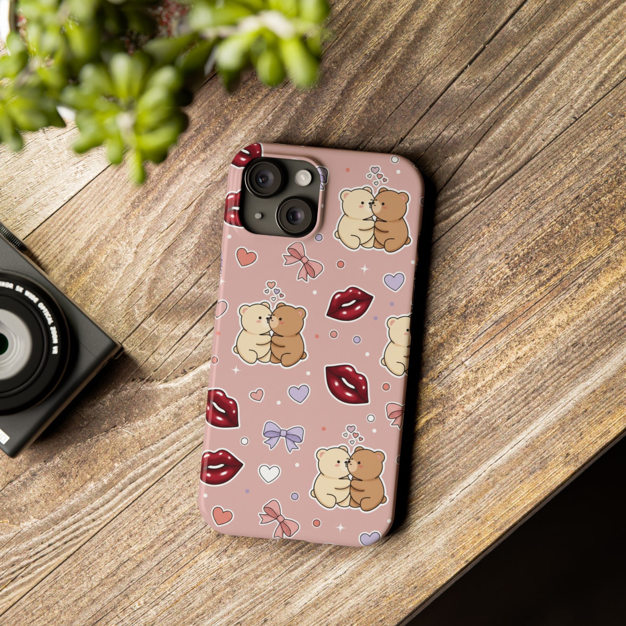 Bear Hug Bliss Phone Case for iPhone 11–17