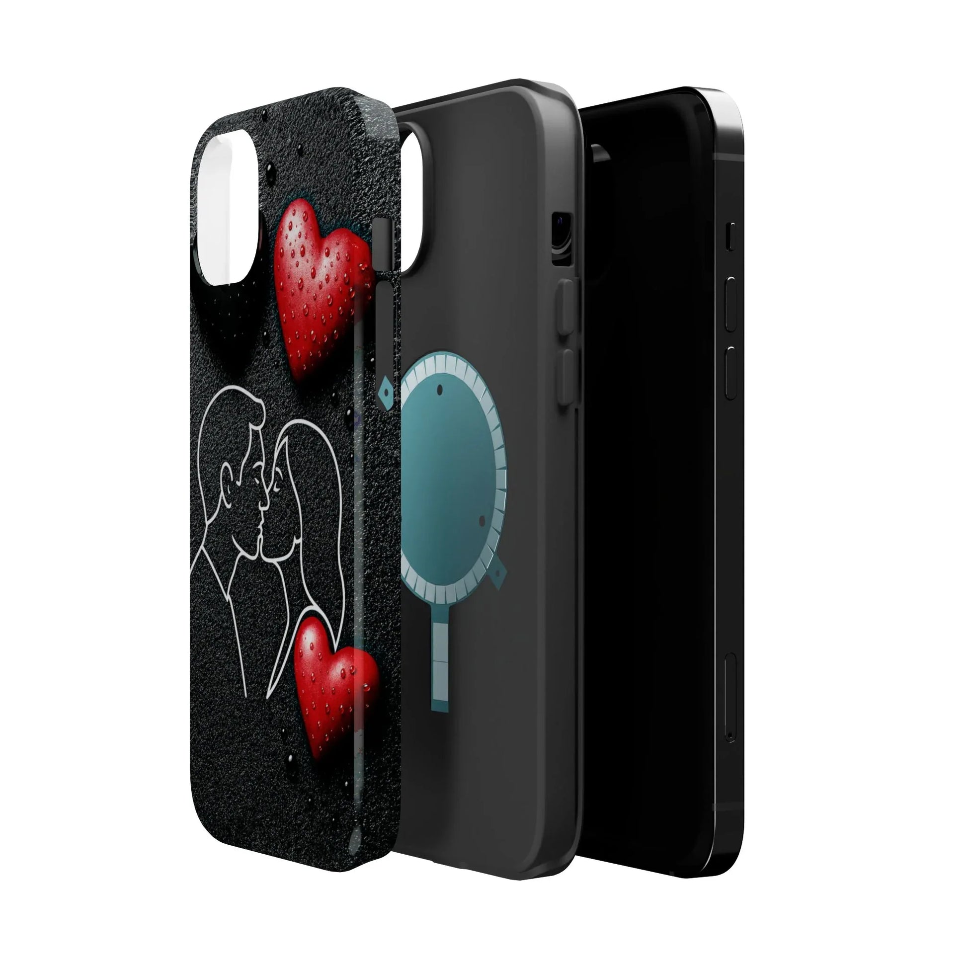 Midnight Kiss Phone Case for iPhone 13-17 - KARARMDESIGN