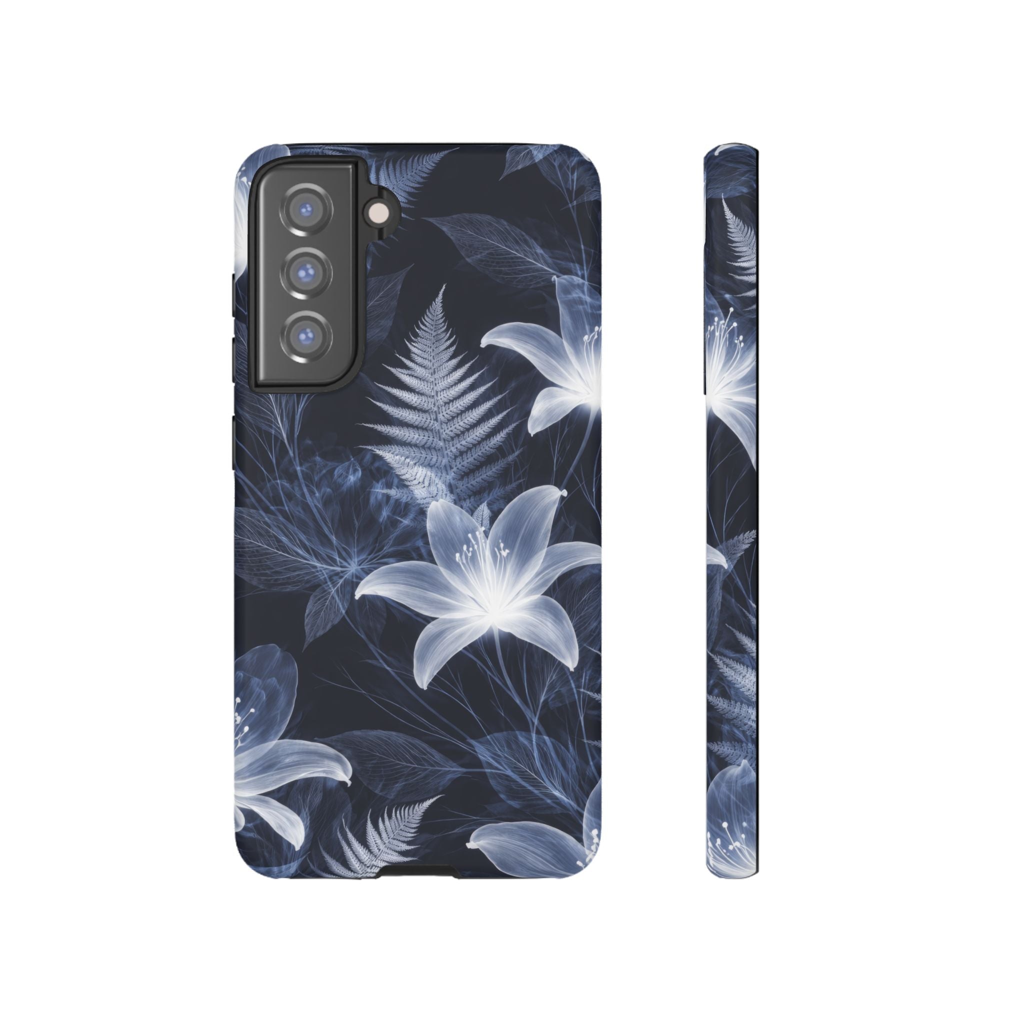 Moonlight Garden Phone Case for iPhone 11-17 and Galaxy S20-S26