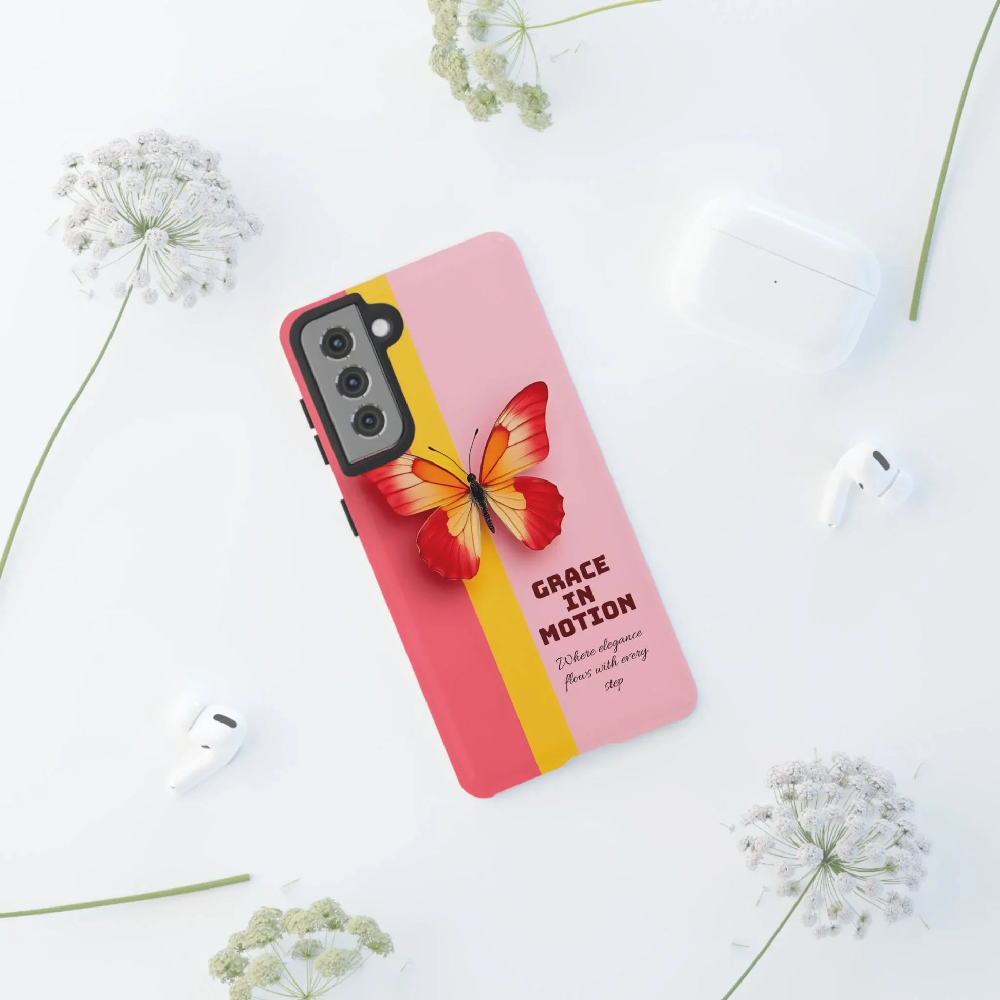 Grace in Motion – Elegant Phone Case for iPhone, Galaxy & Pixel - KARARMDESIGN