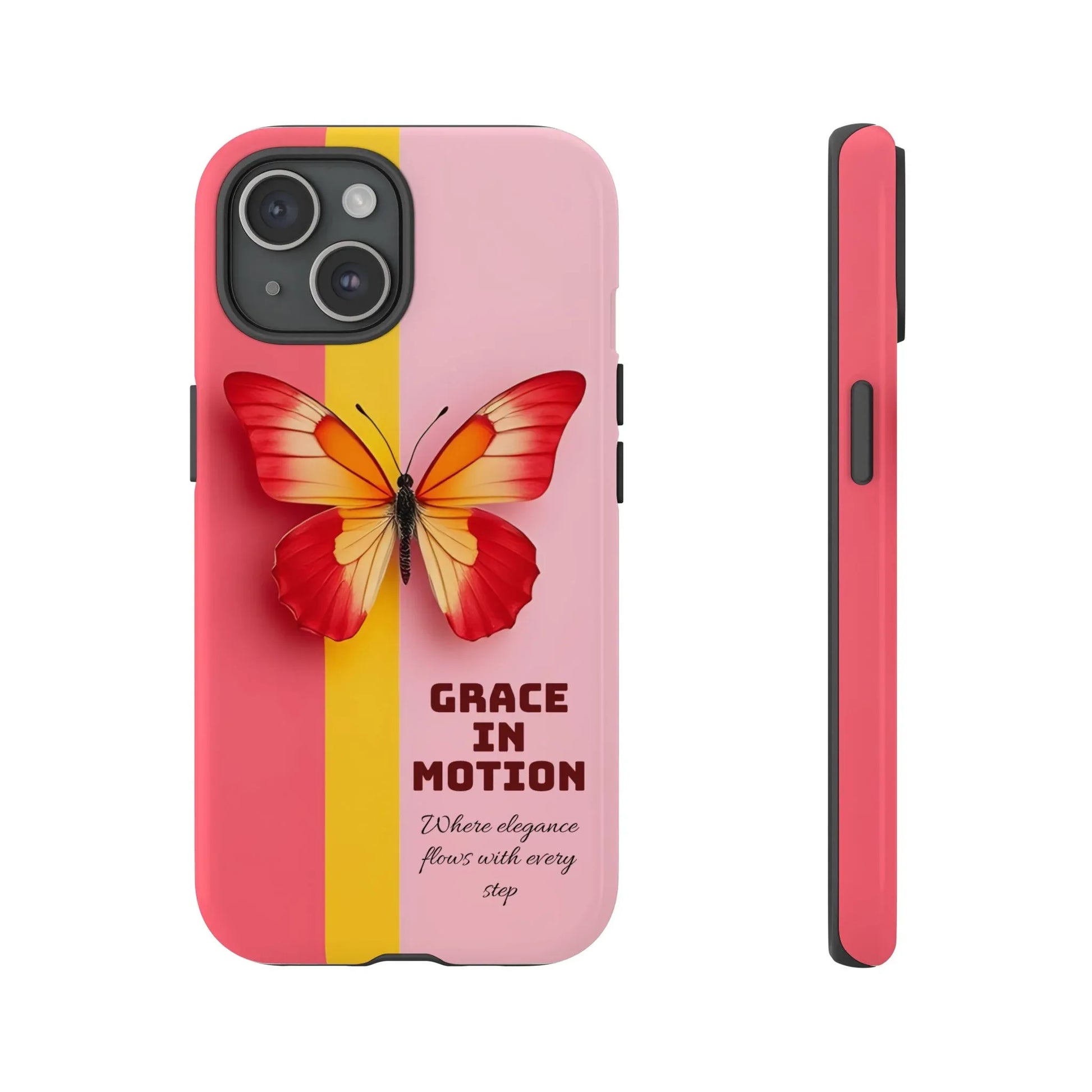 Grace in Motion – Elegant Phone Case for iPhone, Galaxy & Pixel - KARARMDESIGN