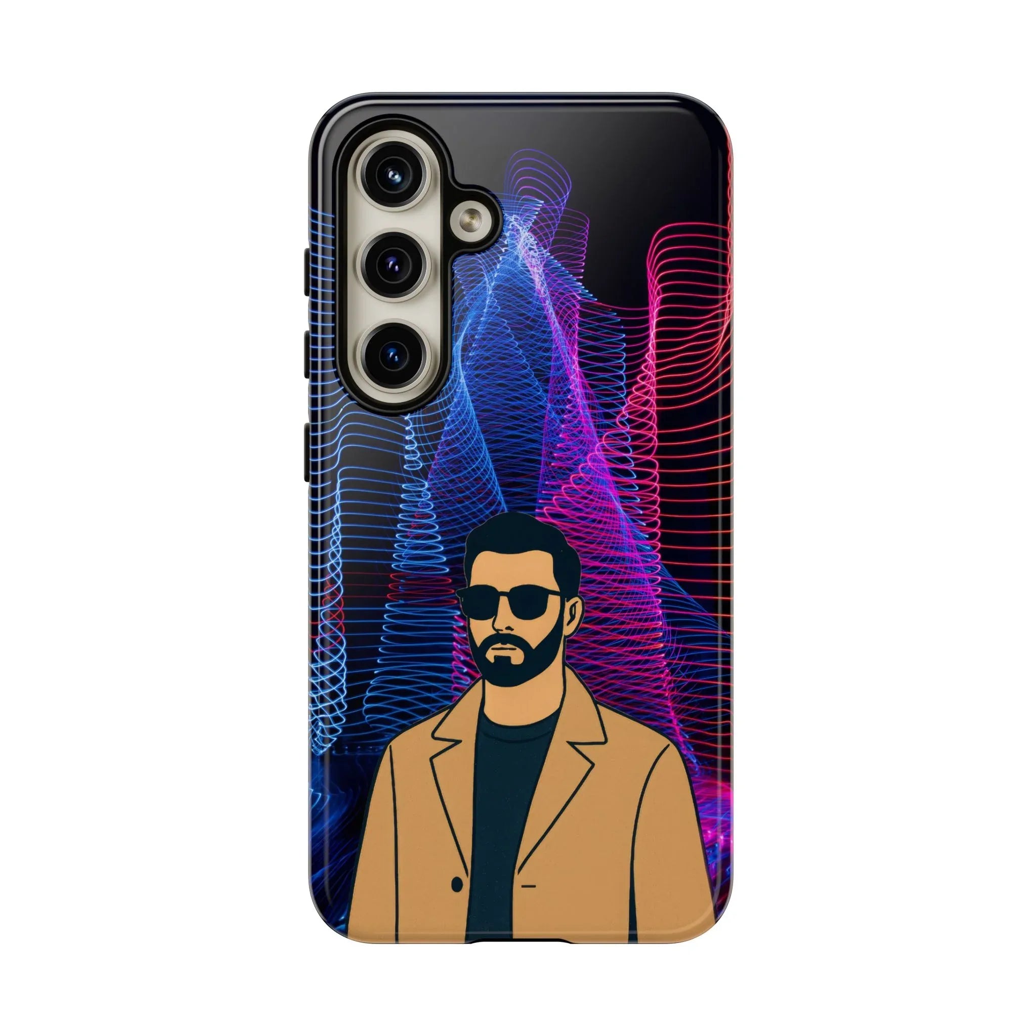 Bearded Style Phone Case for iPhone 11-17 and Galaxy S20-S25 - KARARMDESIGN