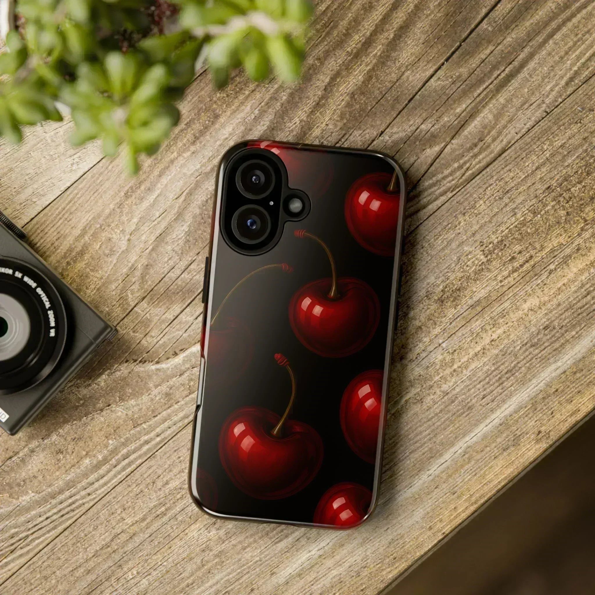 Cherry Phone Case for iPhone X-16 and Galaxy S20-S25 - KARARMDESIGN