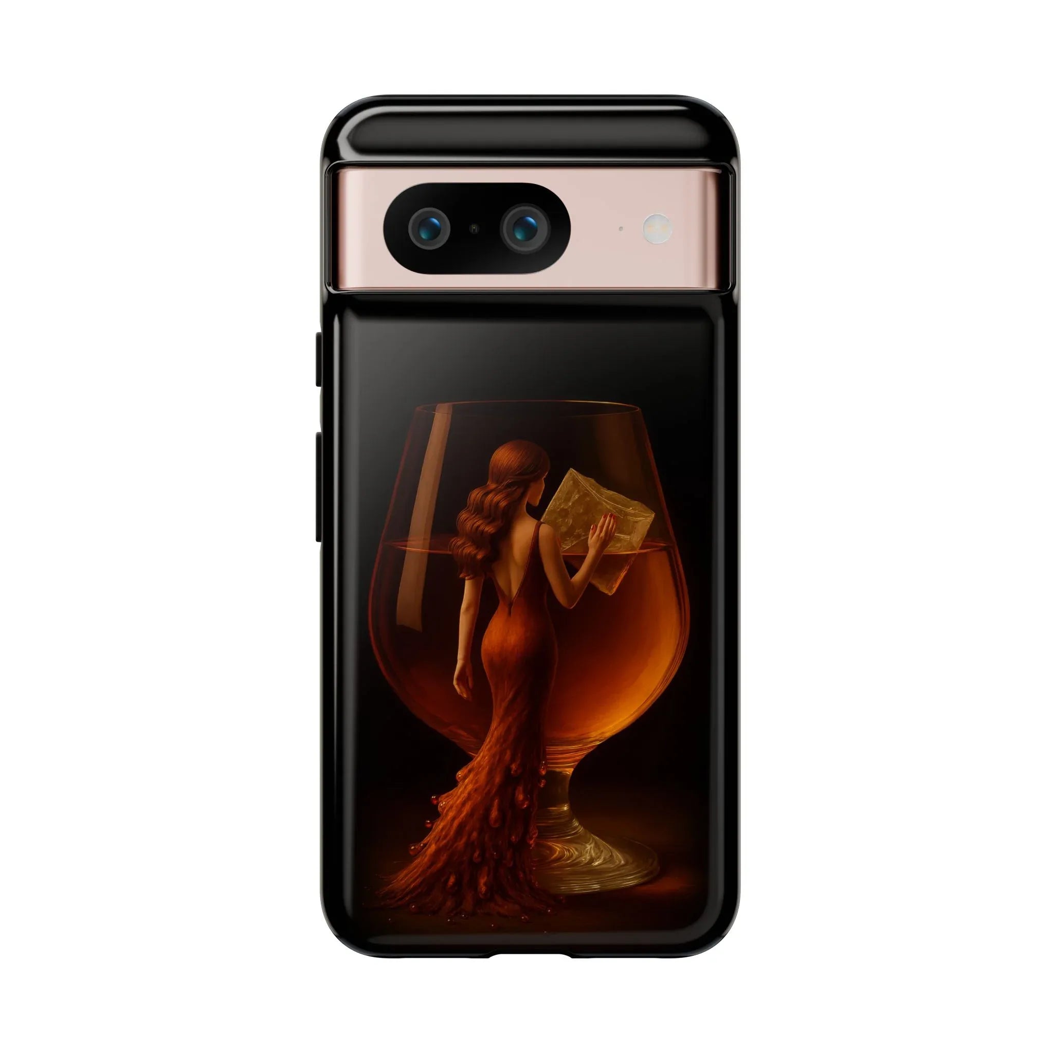 Elegant Midnight Lady Phone Case for iPhone 8-17 and Google Pixel 4-9 - KARARMDESIGN