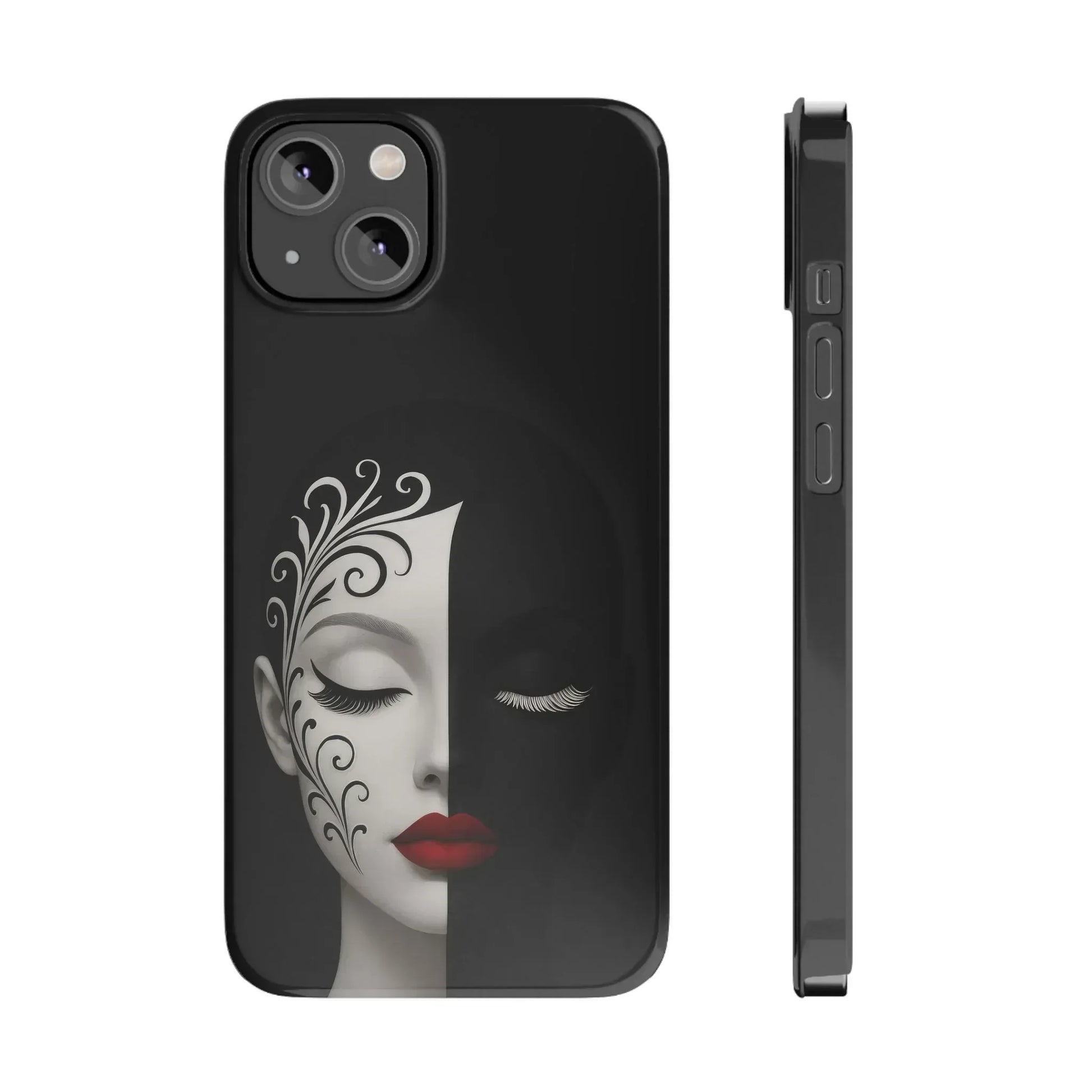 Artistic Head Design Phone Case for iPhone 11-17 - KARARMDESIGN