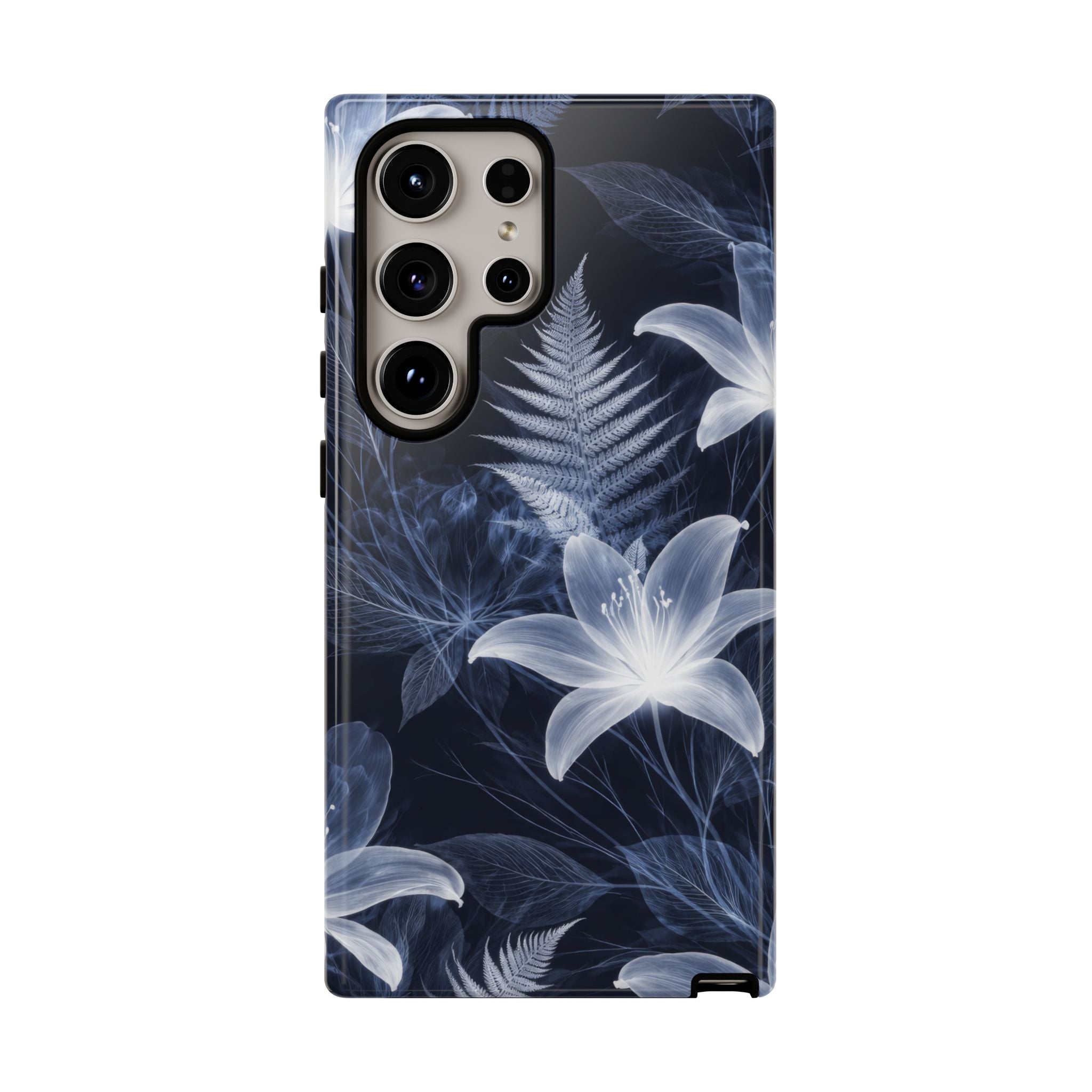 Moonlight Garden Phone Case for iPhone 11-17 and Galaxy S20-S26