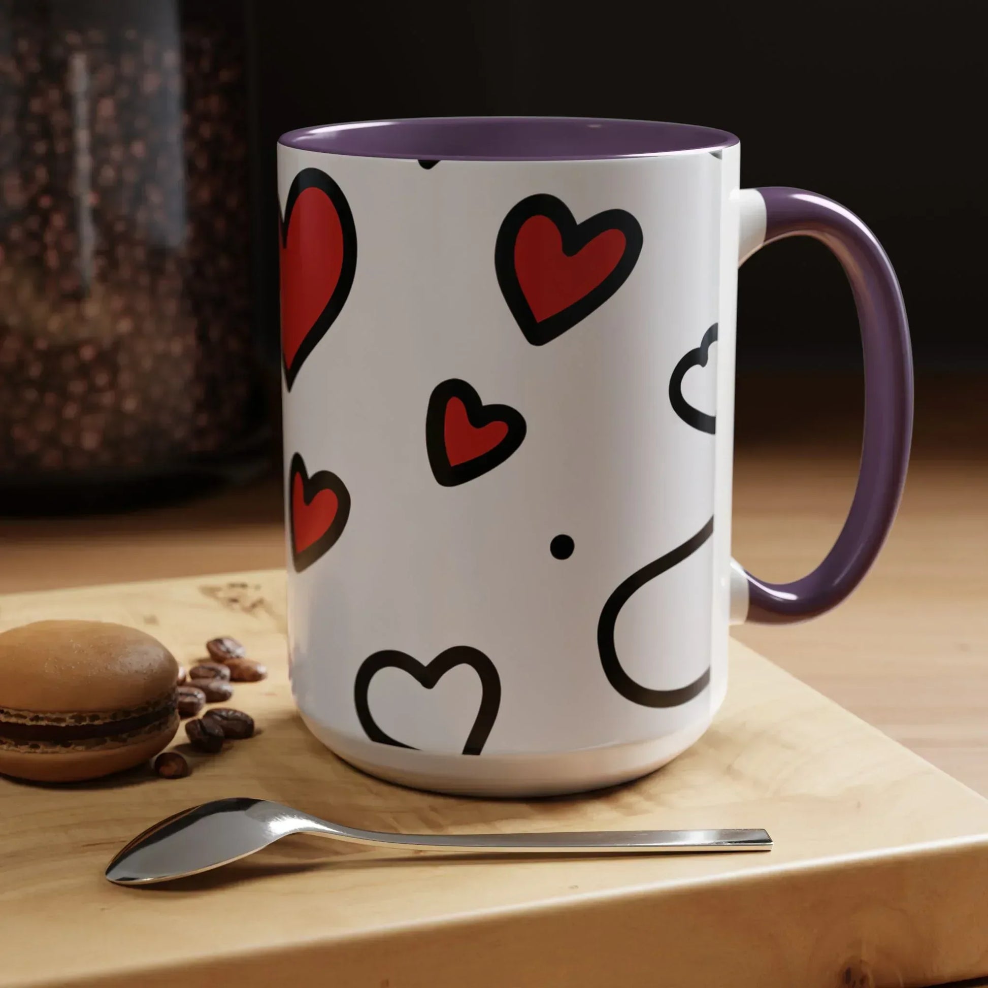 Love Overflow Mug – Accent Coffee Mug (11, 15oz) - KARARMDESIGN