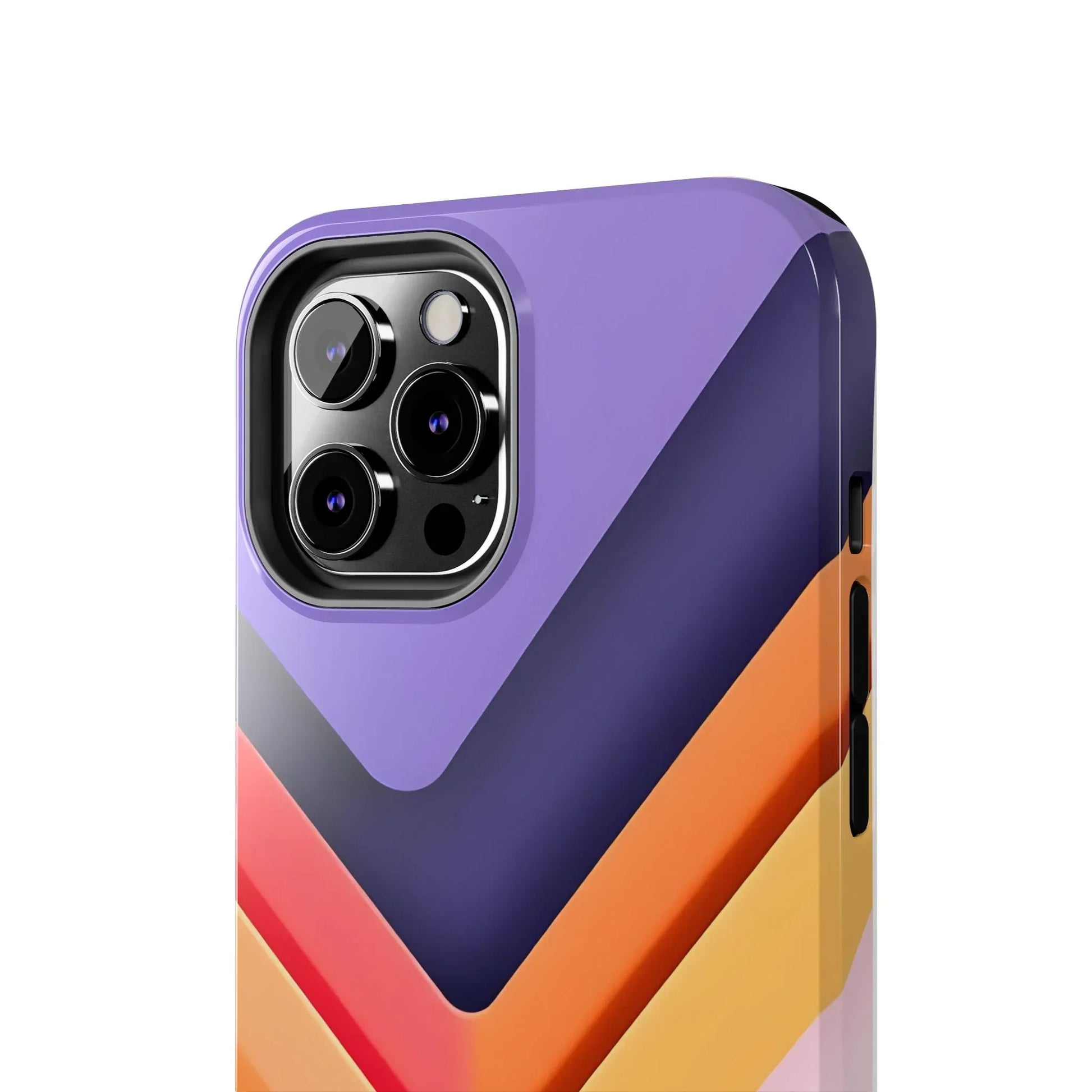 Vibrant Geometric Chevron Phone Case for iPhone and Galaxy - KARARMDESIGN