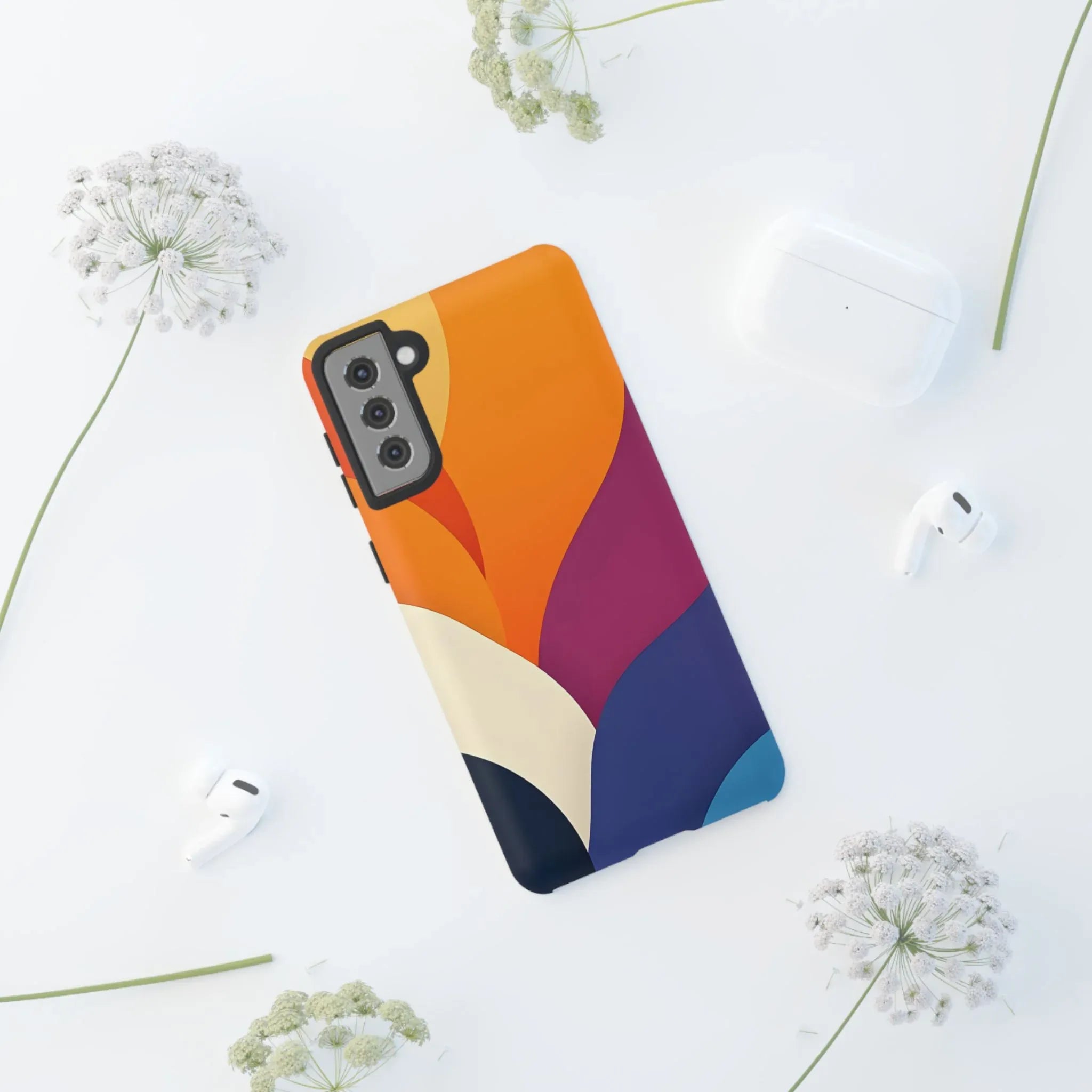 Vibrant Abstract Design Phone Case for iPhone and Galaxy - KARARMDESIGN