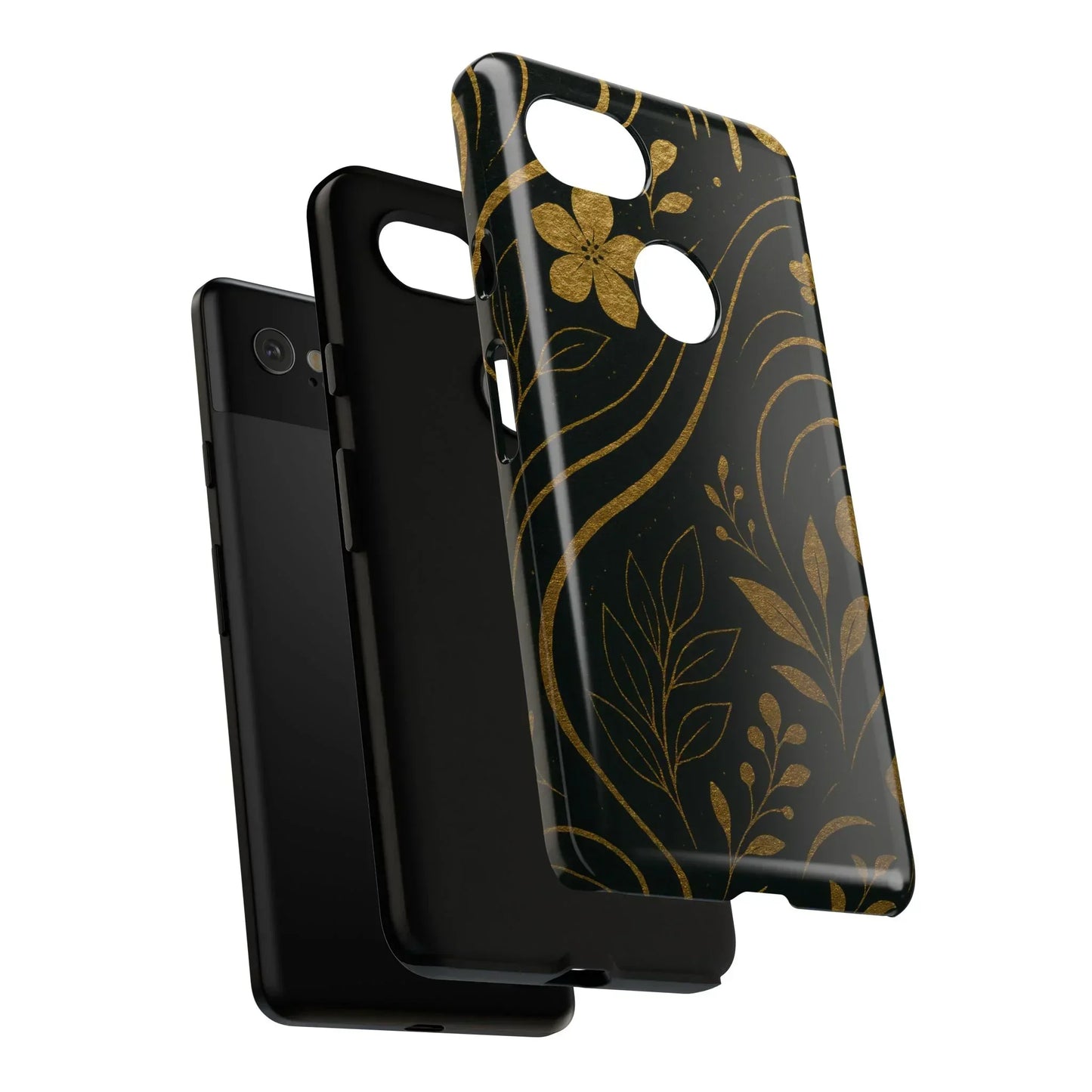 Foil Frenzy Abstract Gold Pattern Phone Case for Samsung Galaxy and Google Pixel - KarArmDesign