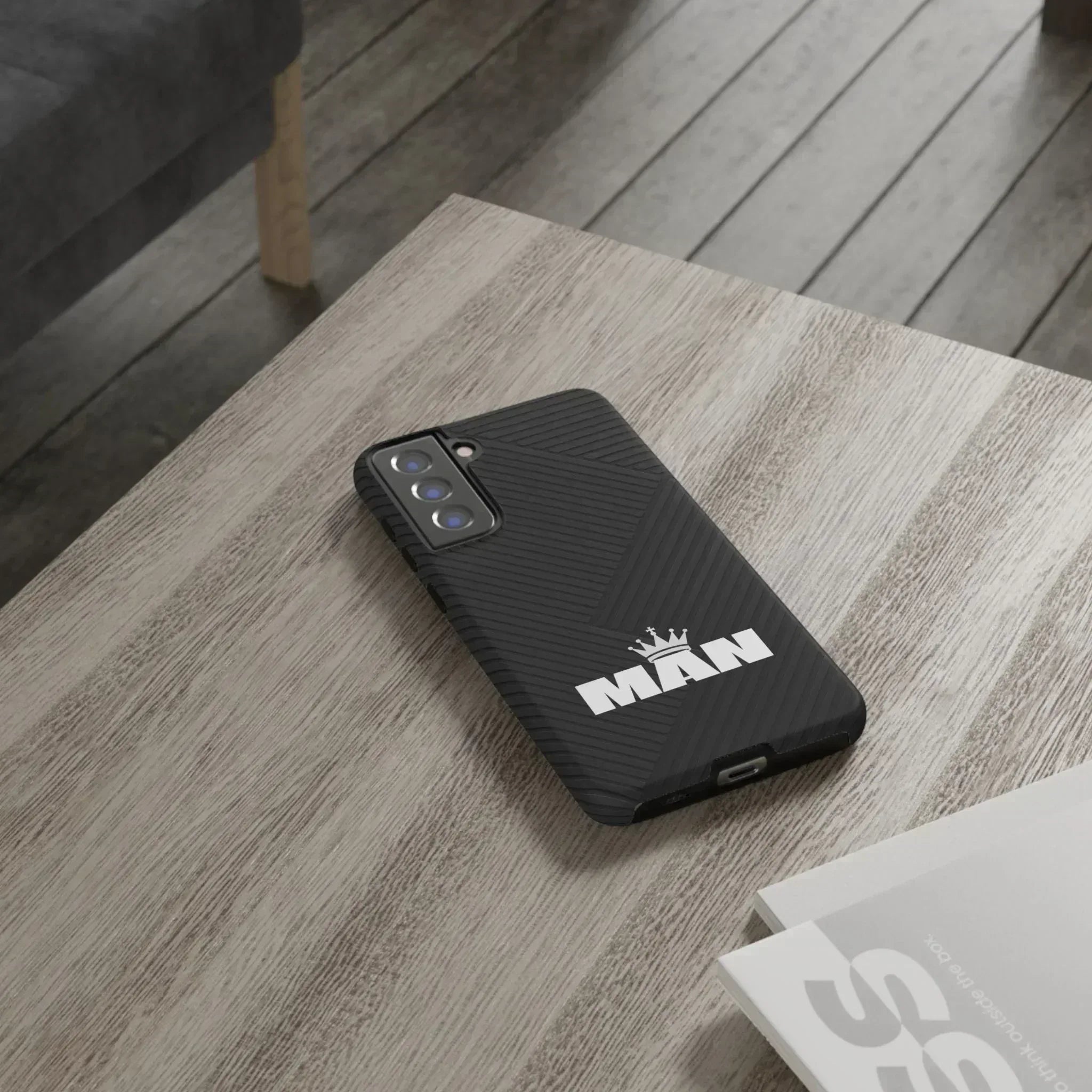 MAN Logo Phone Case for Samsung Galaxy S10-S25 - KARARMDESIGN
