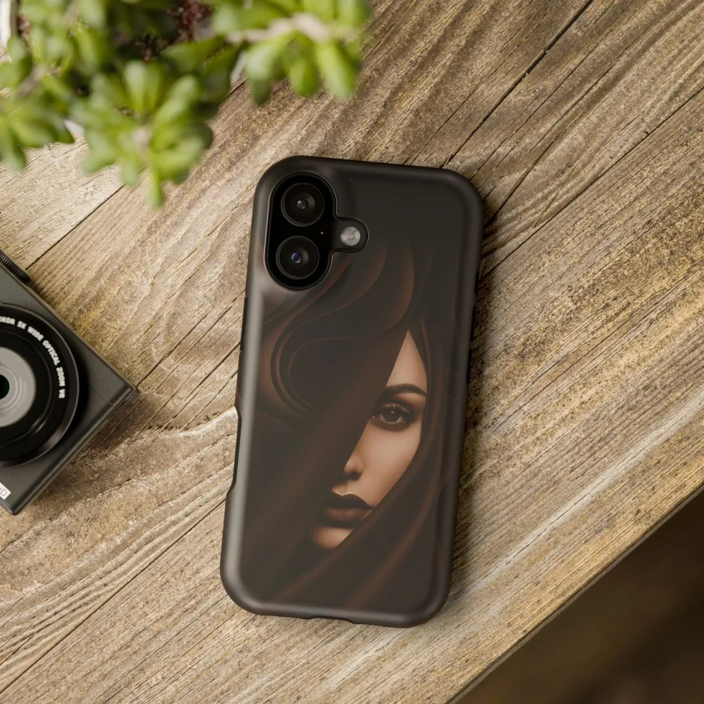 Mystery Woman Phone Case for iPhone 17, Air, Pro, Pro Max - KarArmDesign